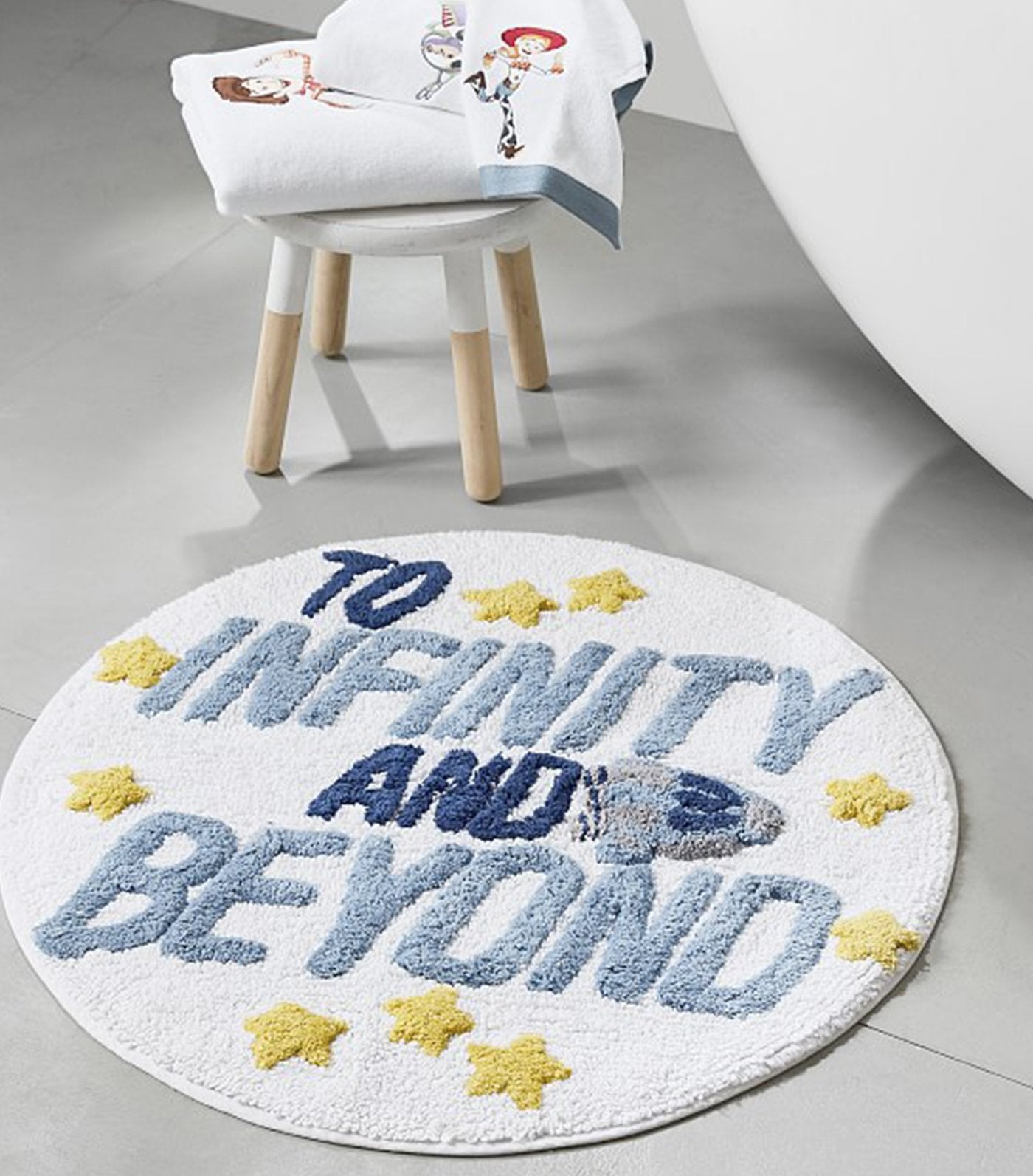 pottery barn kids disney and pixar toy story bath mat