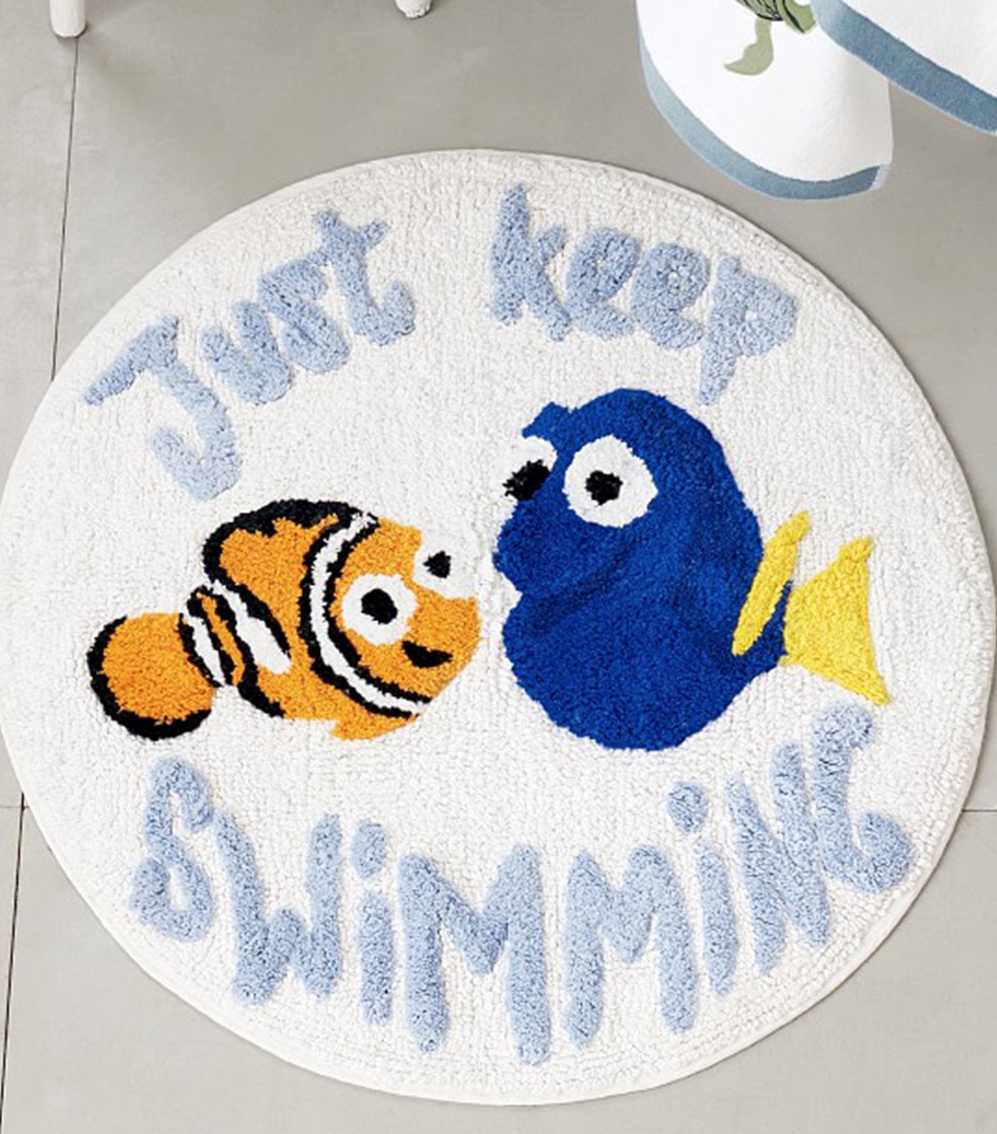 pottery barn kids disney and pixar finding nemo bath mat