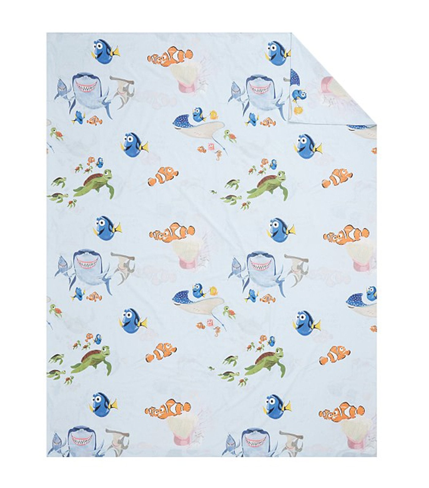 pottery barn kids disney and pixar finding nemo duvet cover - twin