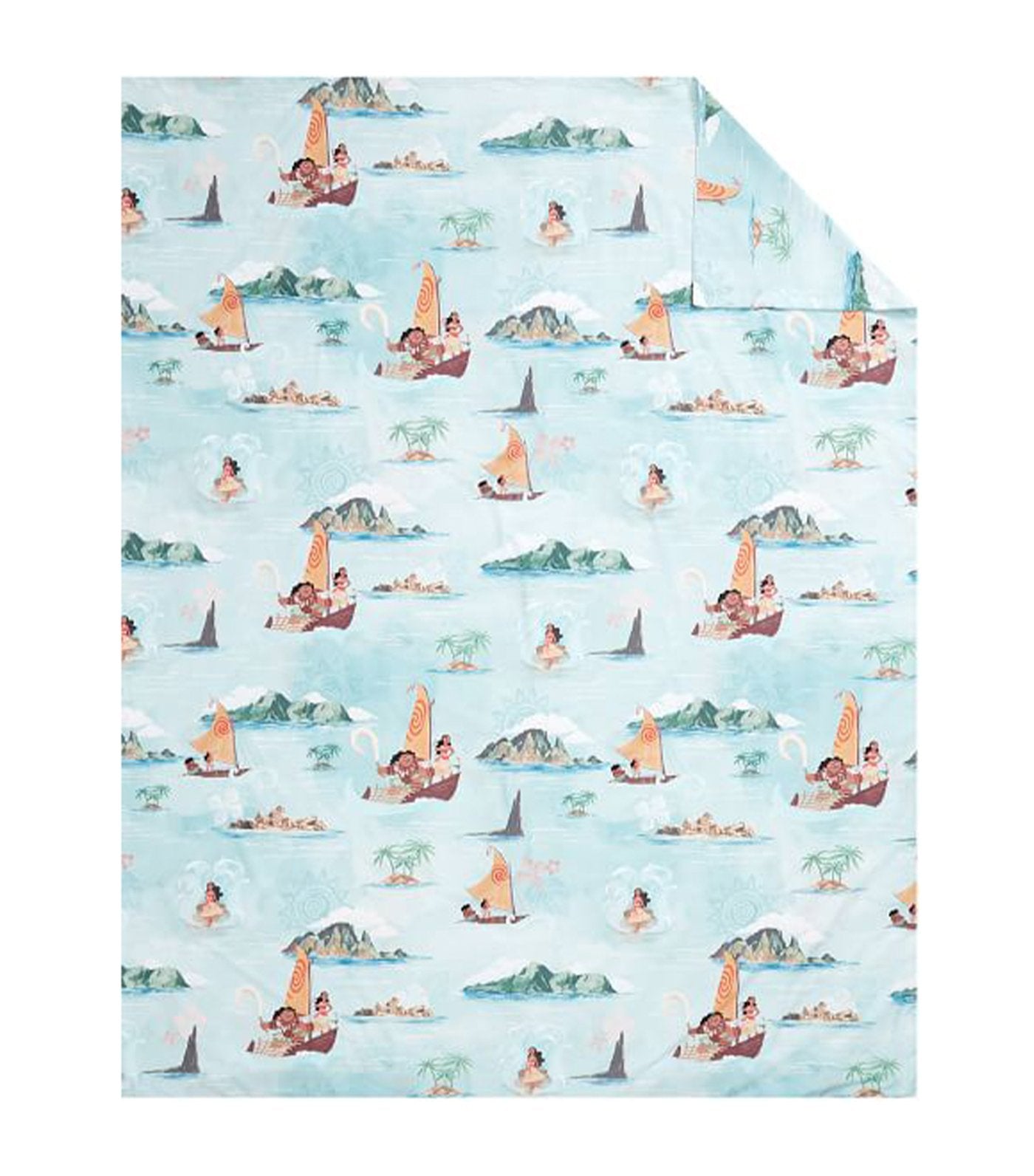 pottery barn kids disney moana duvet cover - twin
