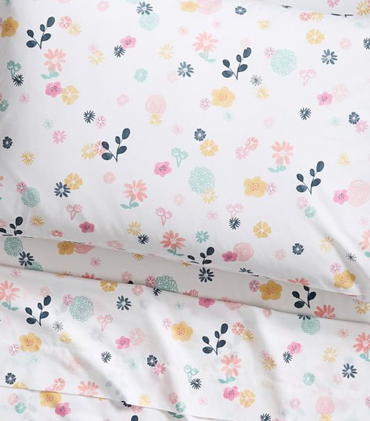pottery barn kids organic sasha's meadow sheet set
