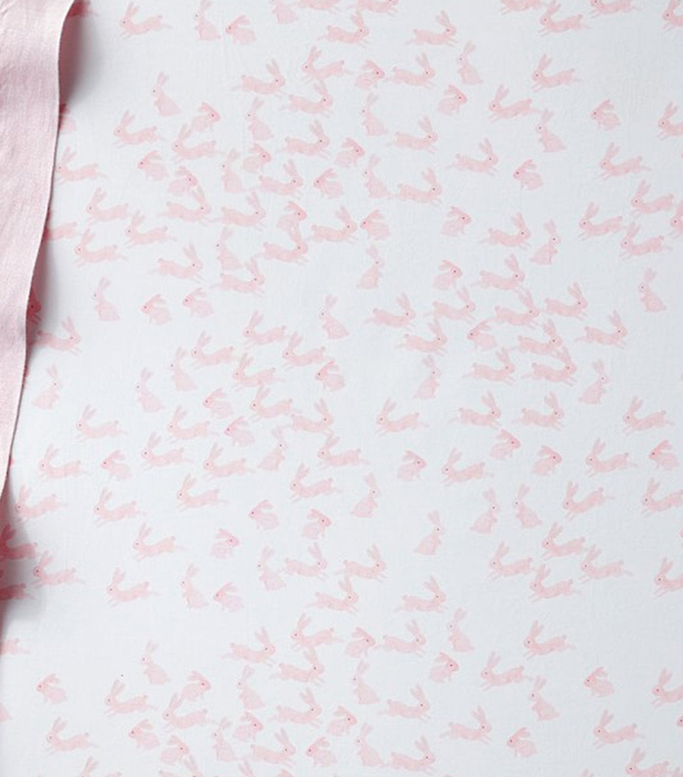 pottery barn kids watercolor bunny fitted crib sheet