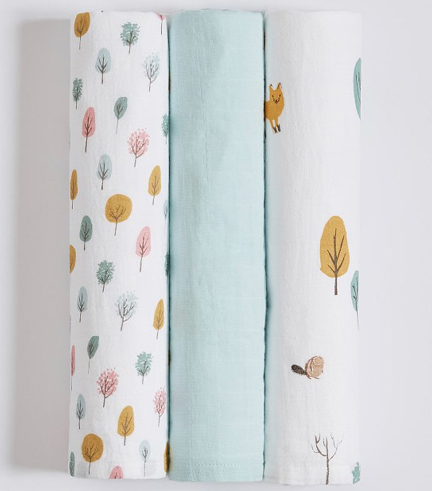 pottery barn kids dakota organic muslin swaddle set