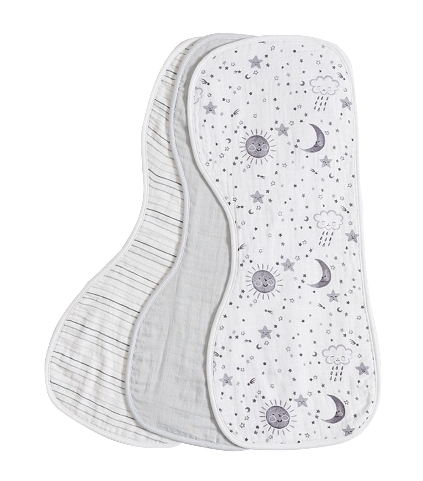 pottery barn kids organic skye muslin burp cloth set