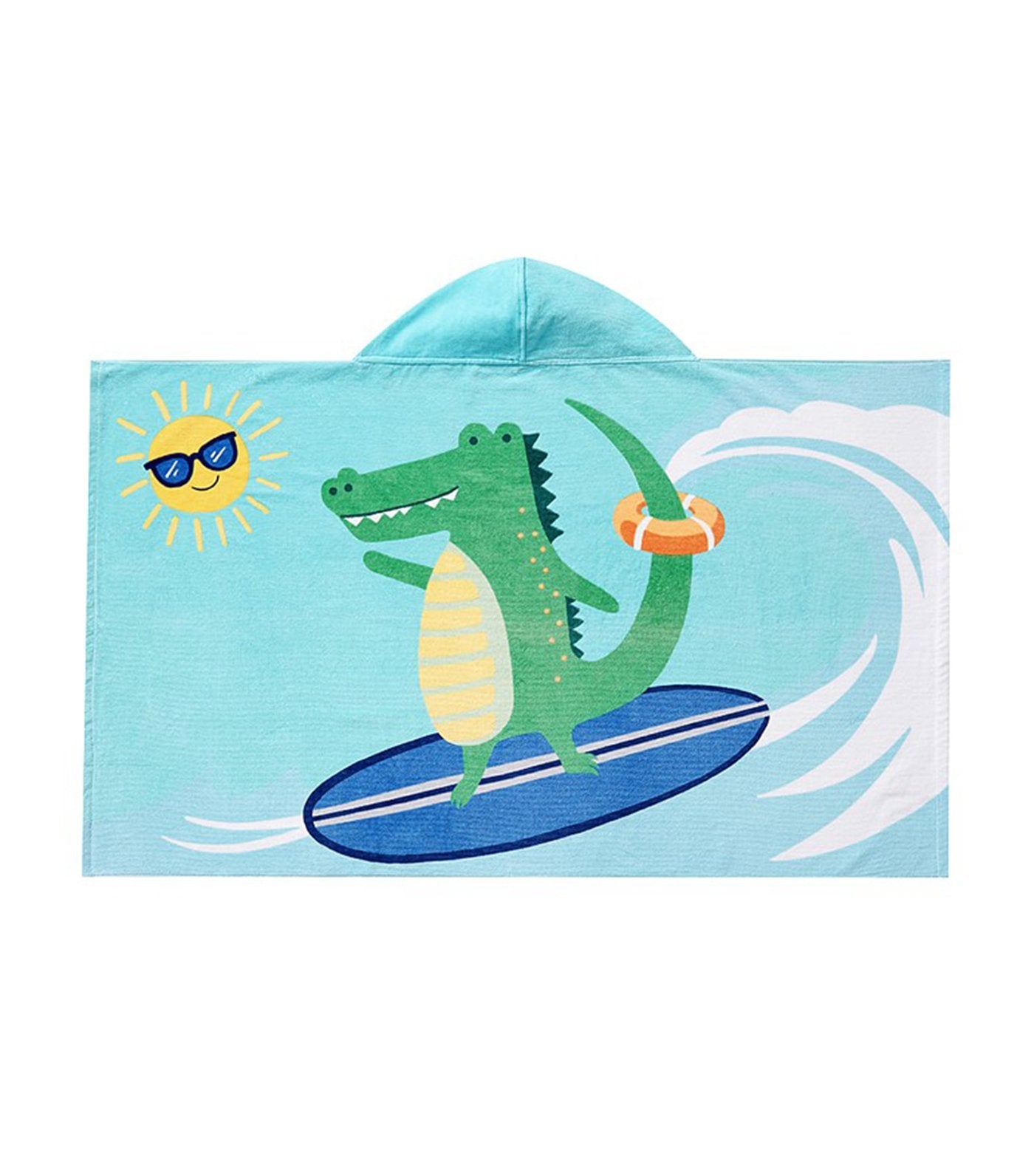 pottery barn kids surfing alligator kid beach hooded towel