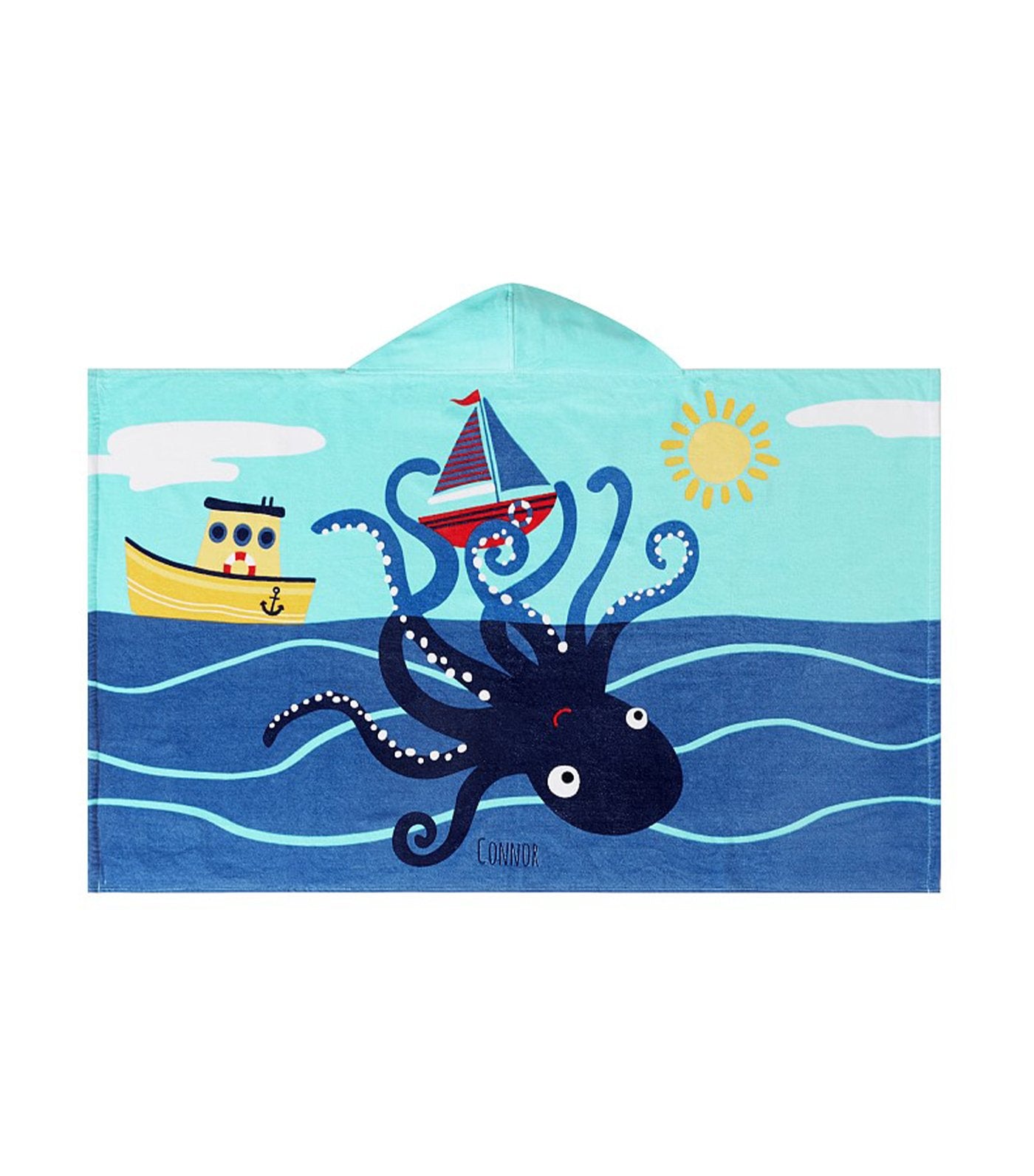 pottery barn kids octo kid beach hooded towel