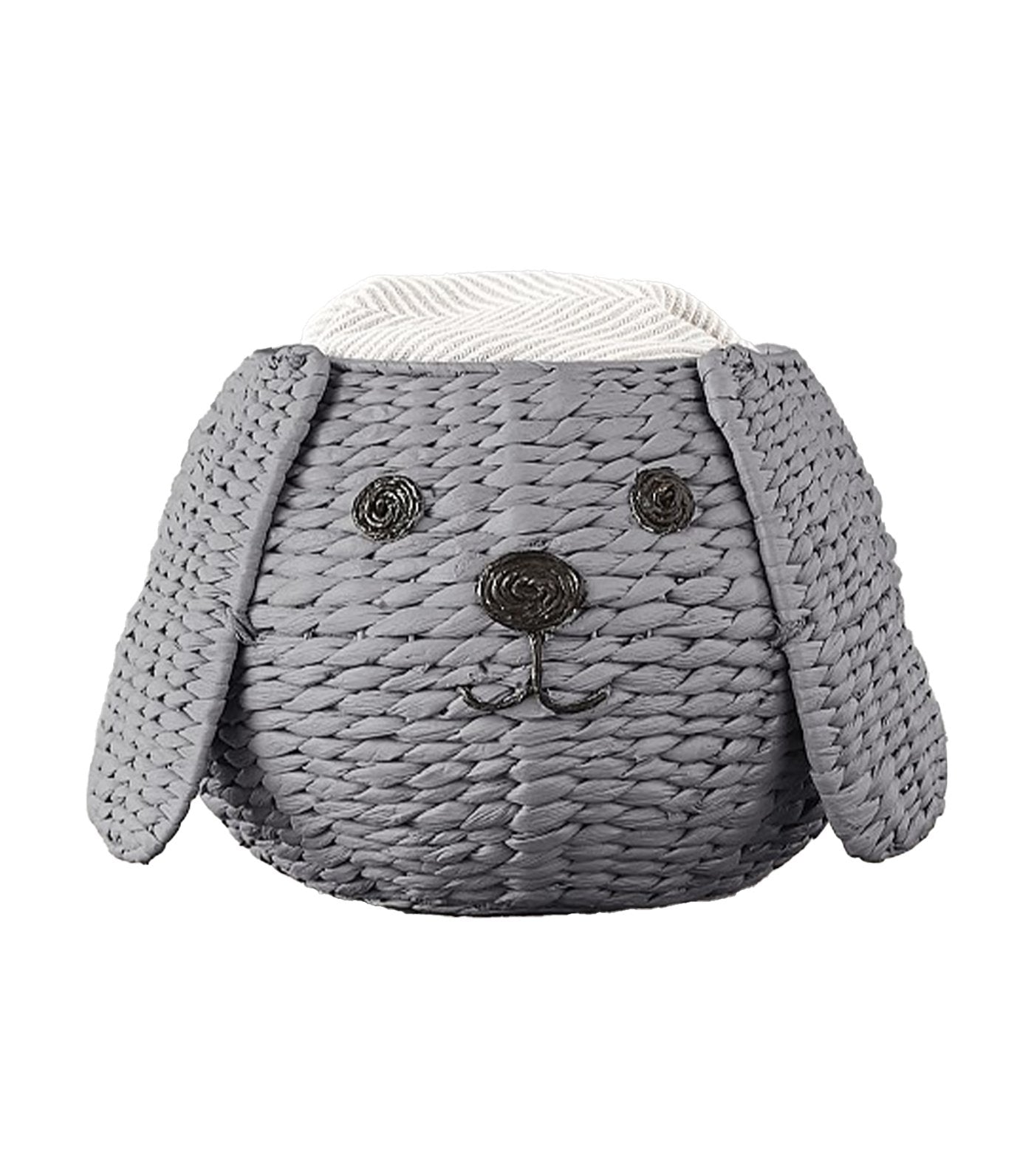 pottery barn kids puppy shaped wicker basket
