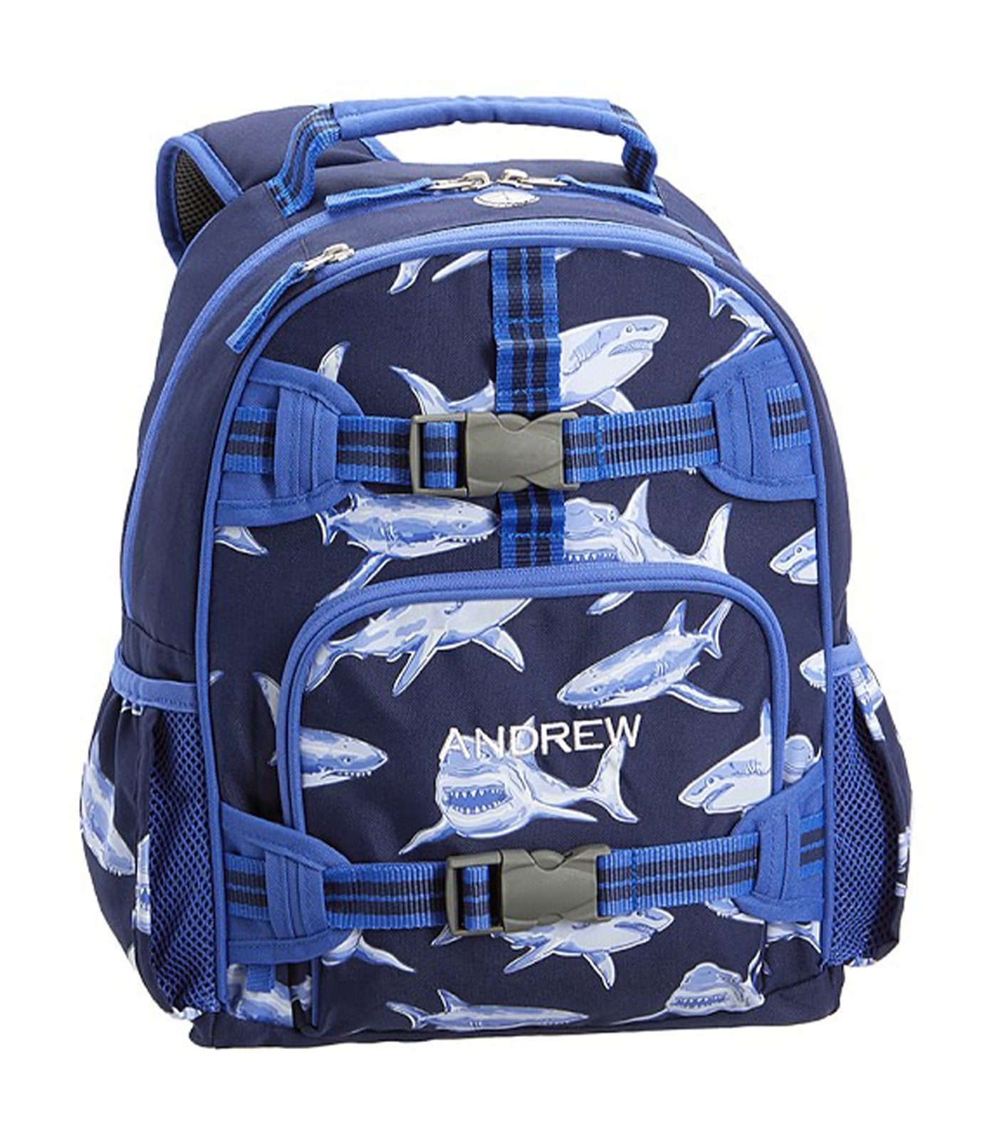 Mackenzie Sharks Glow-in-the-Dark Backpack - Blue