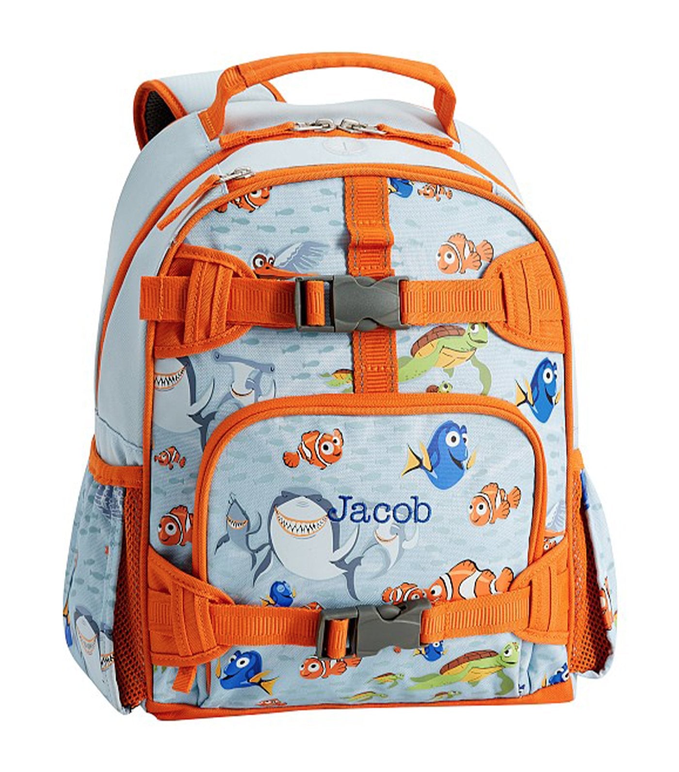 pottery barn kids mackenzie disney and pixar finding nemo glow-in-the-dark backpack - small