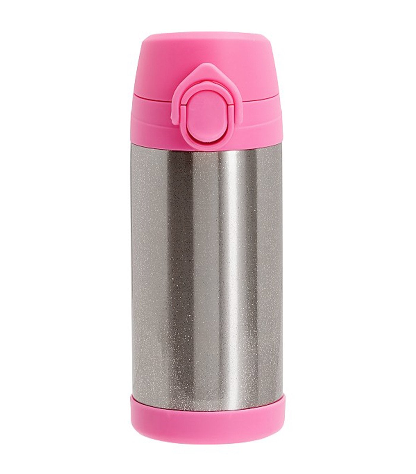 pottery barn kids flour shop silver glitter water bottle
