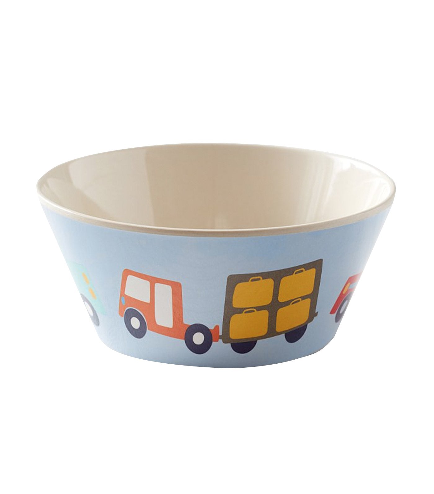 pottery barn kids bamboo transportation bowl