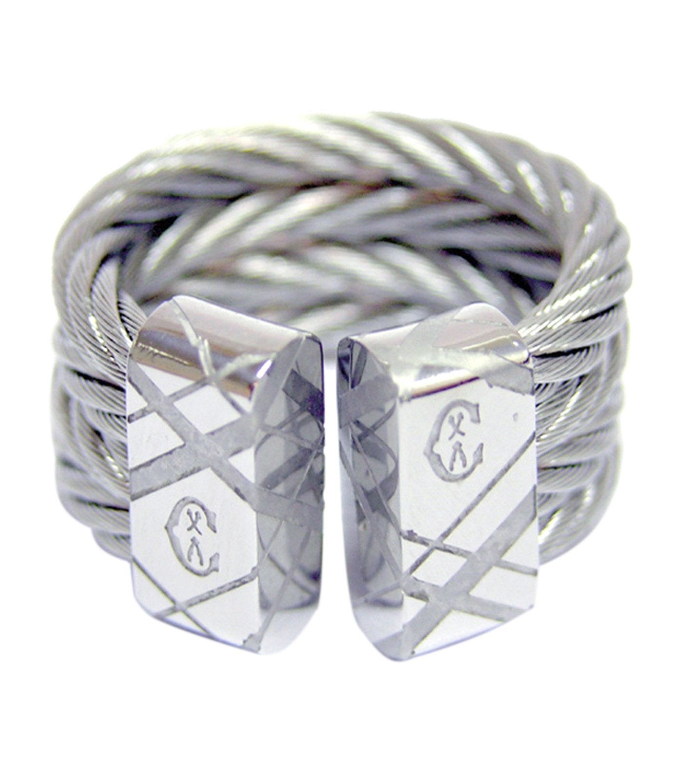 Chevron Ring Gray