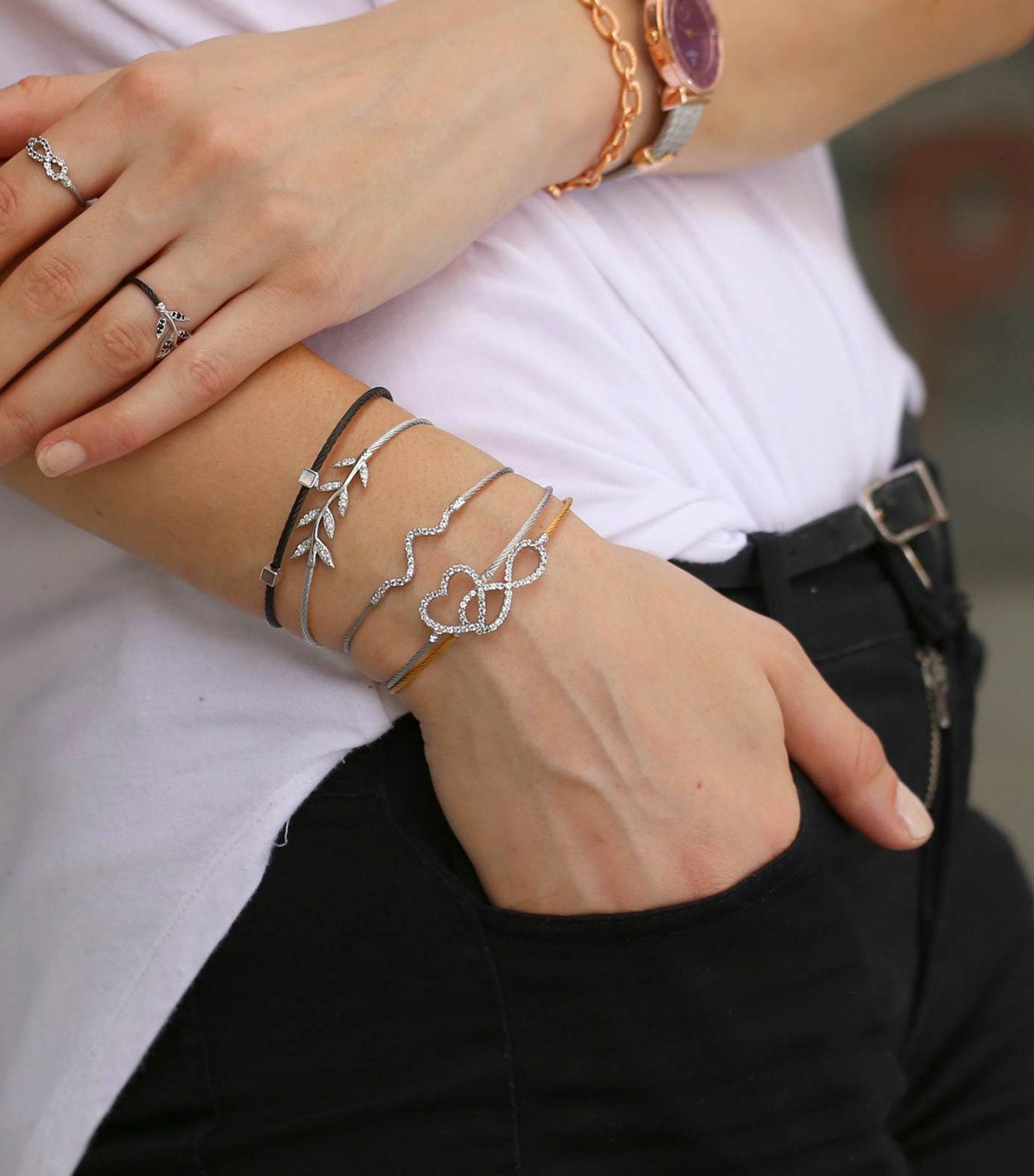 Laetitia Bangle Gray