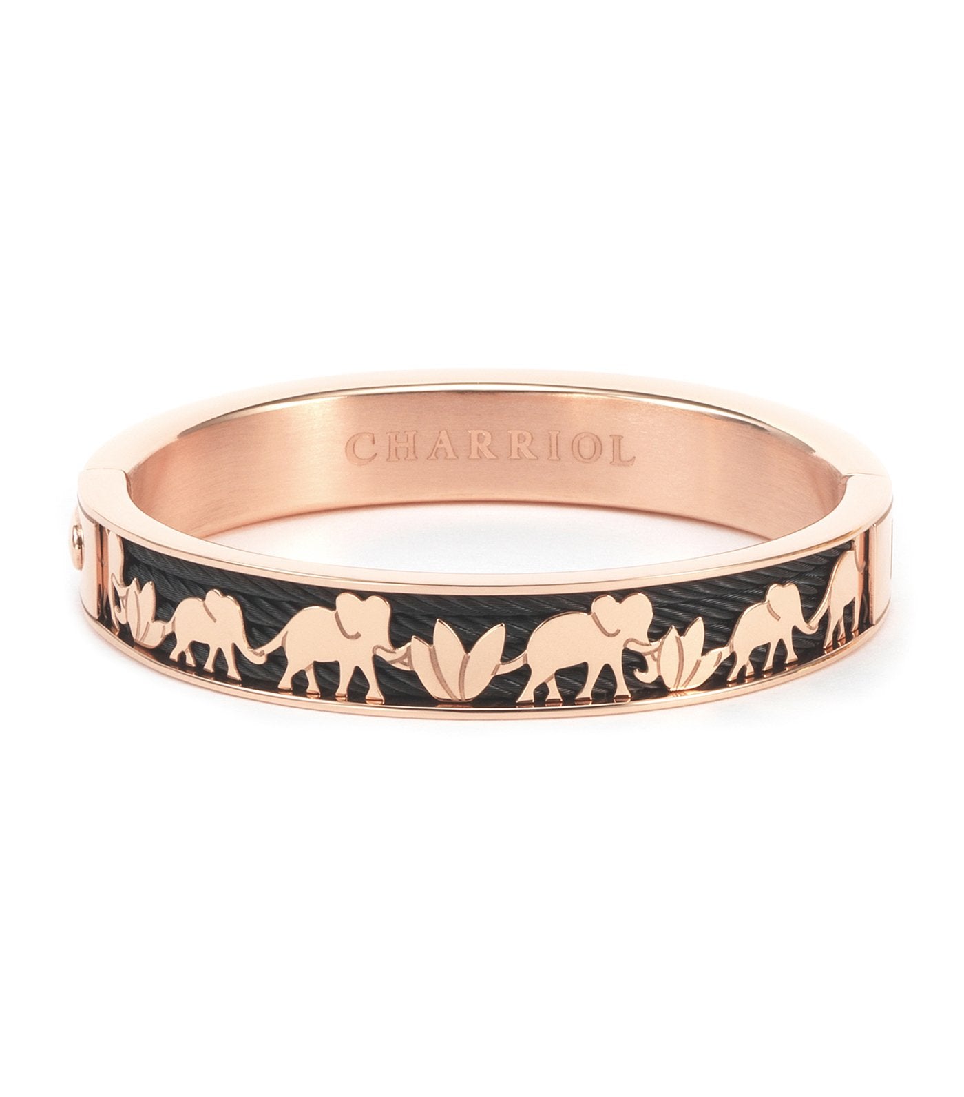 Forever Elephant Bangle Rose Gold