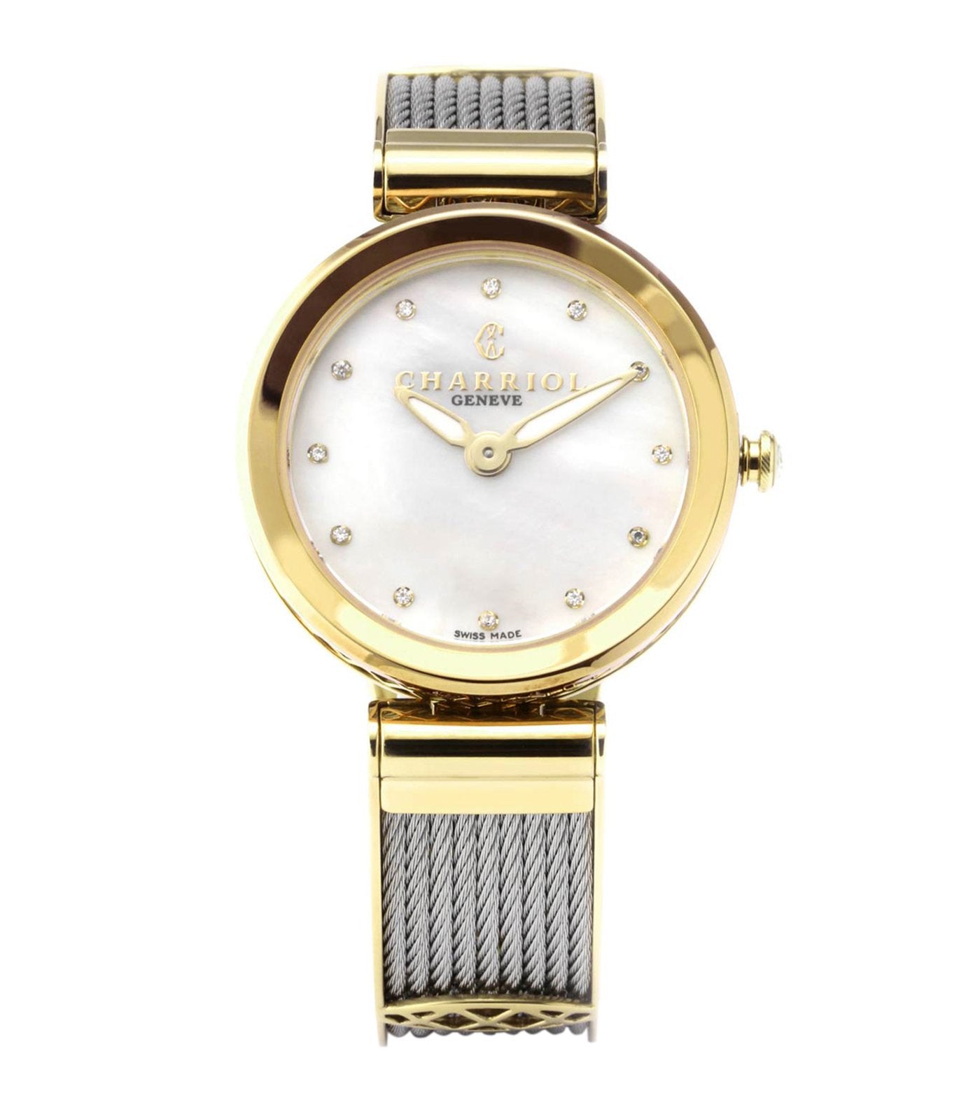 Forever Watch 32mm Yellow Gold and Silver