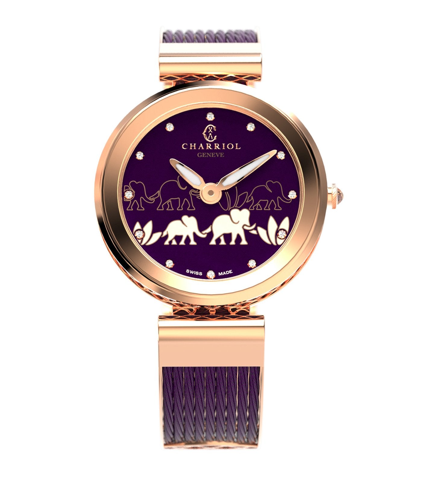 Forever Elephant Watch 32mm Prune