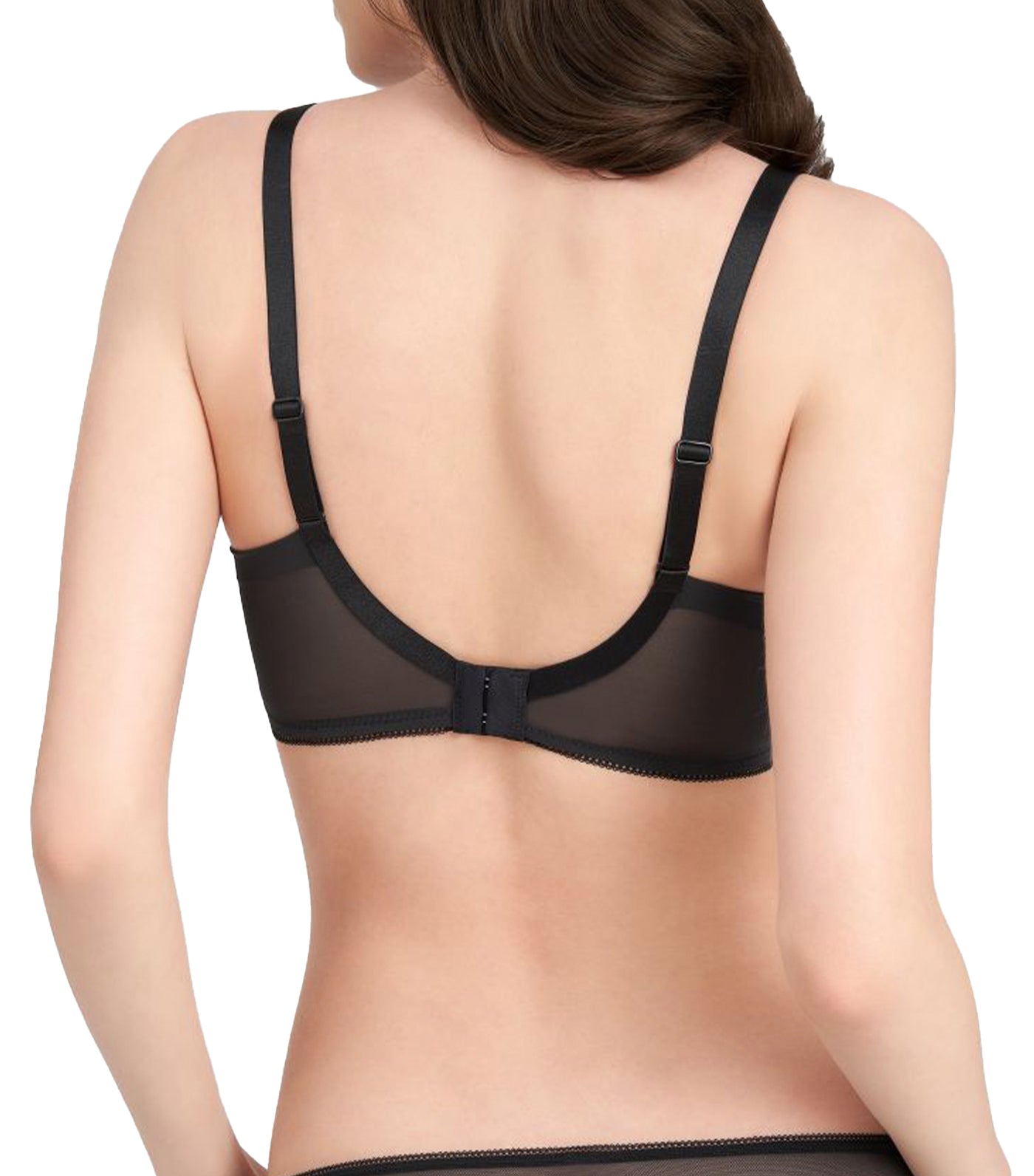 Aqua Freesia Wired Push Up Bra Black