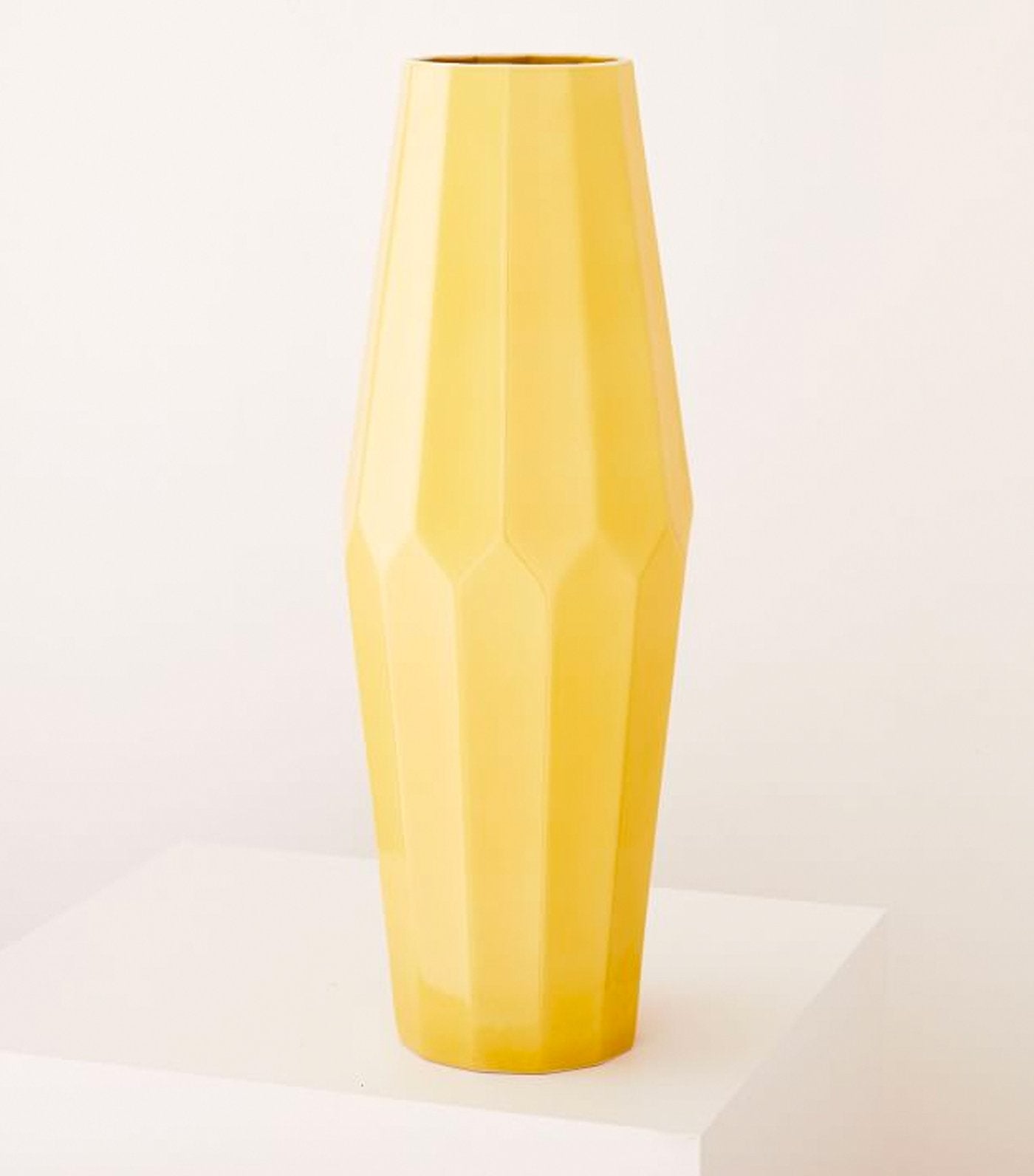west elm Angled Porcelain Vase - Tapered