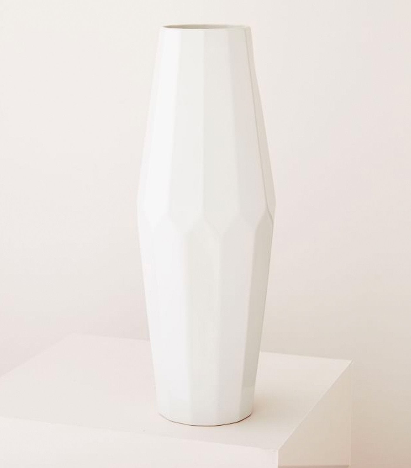west elm Angled Porcelain Vase - Tapered