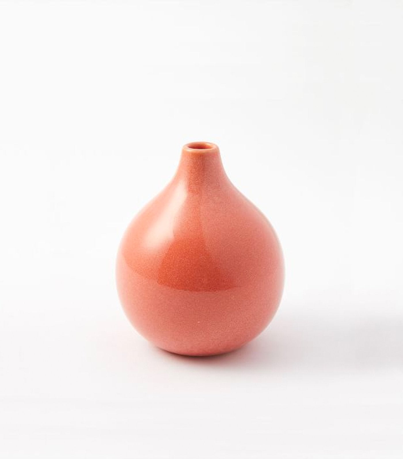 west elm Bright Ceramicist Vase - Coral