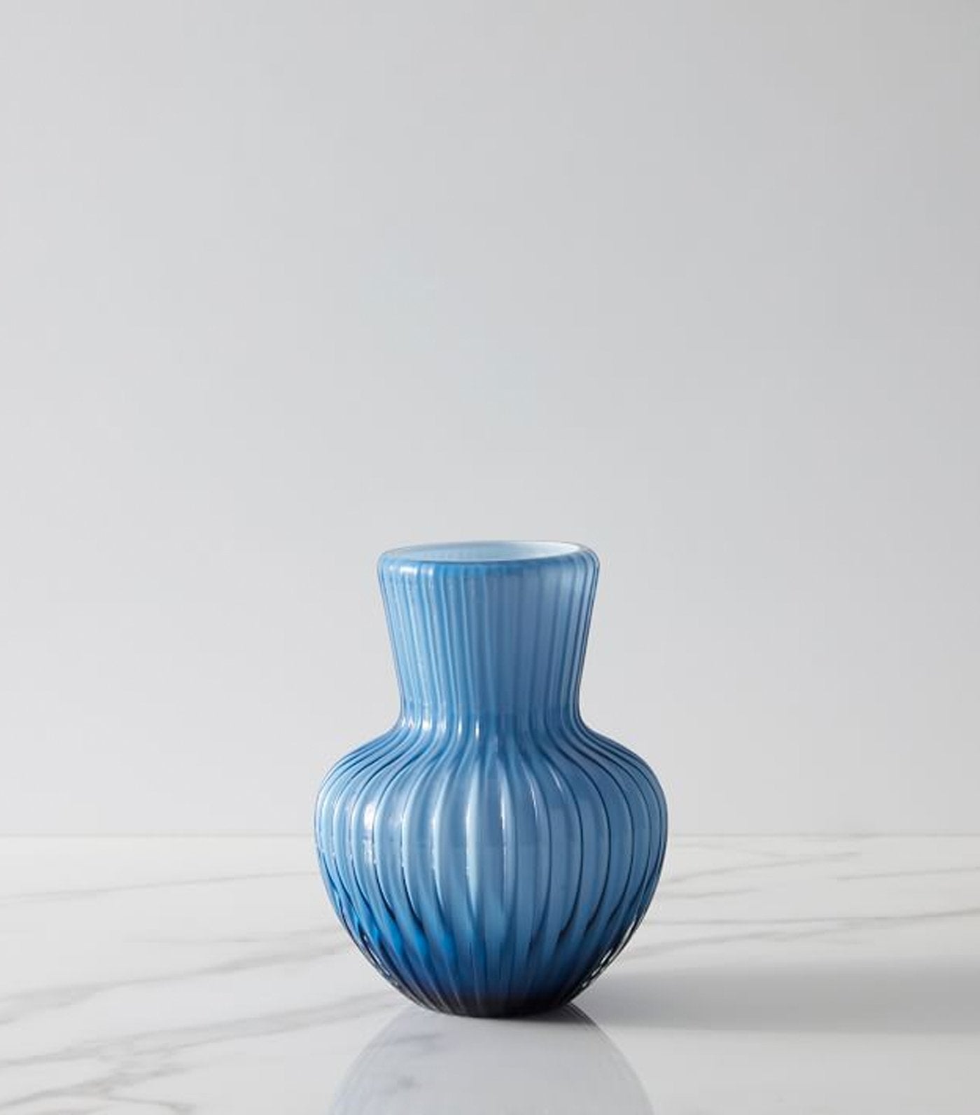 west elm Caned Glass Hurricane Vase