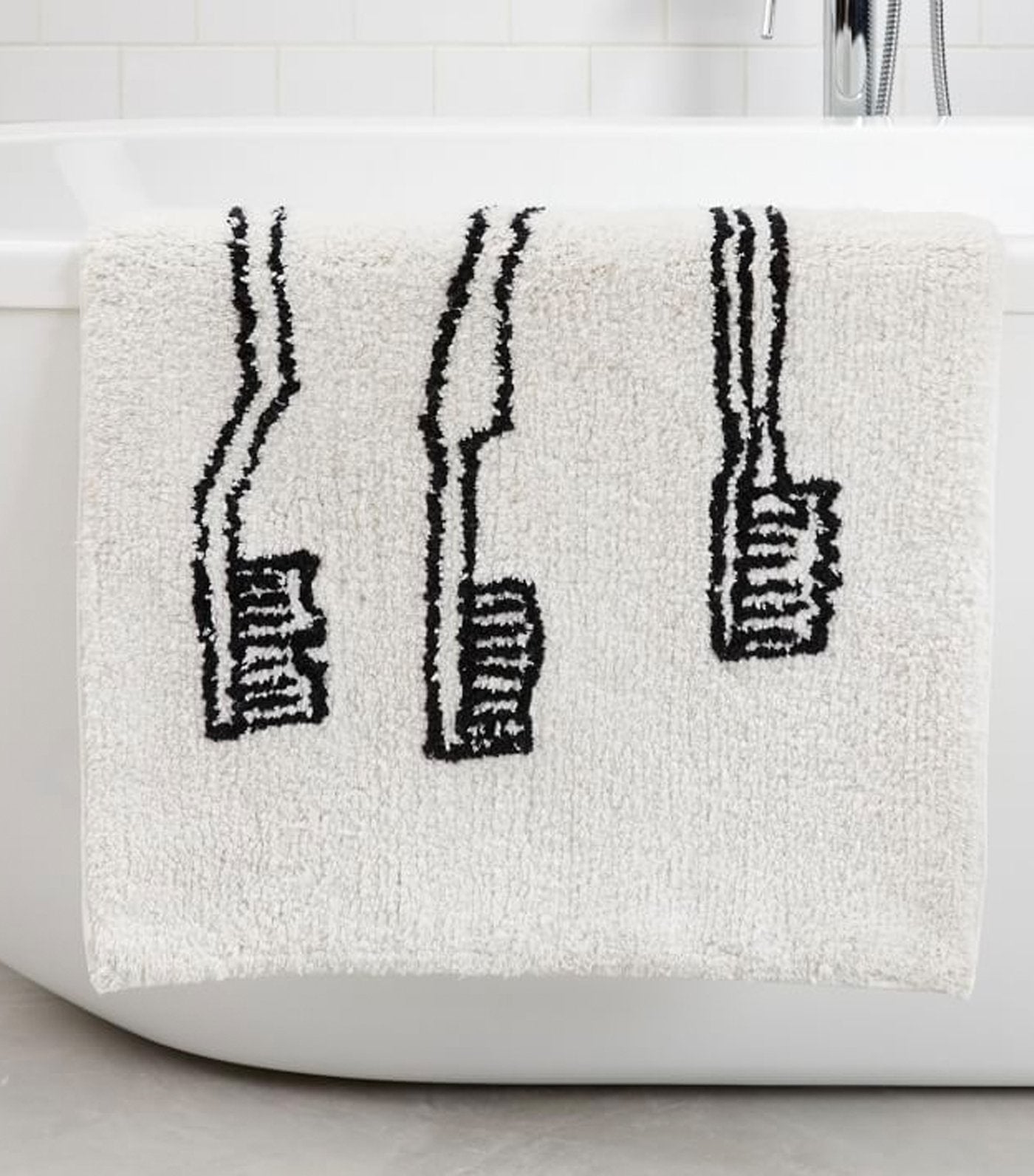 west elm Organic Toothbrush Bath Mat