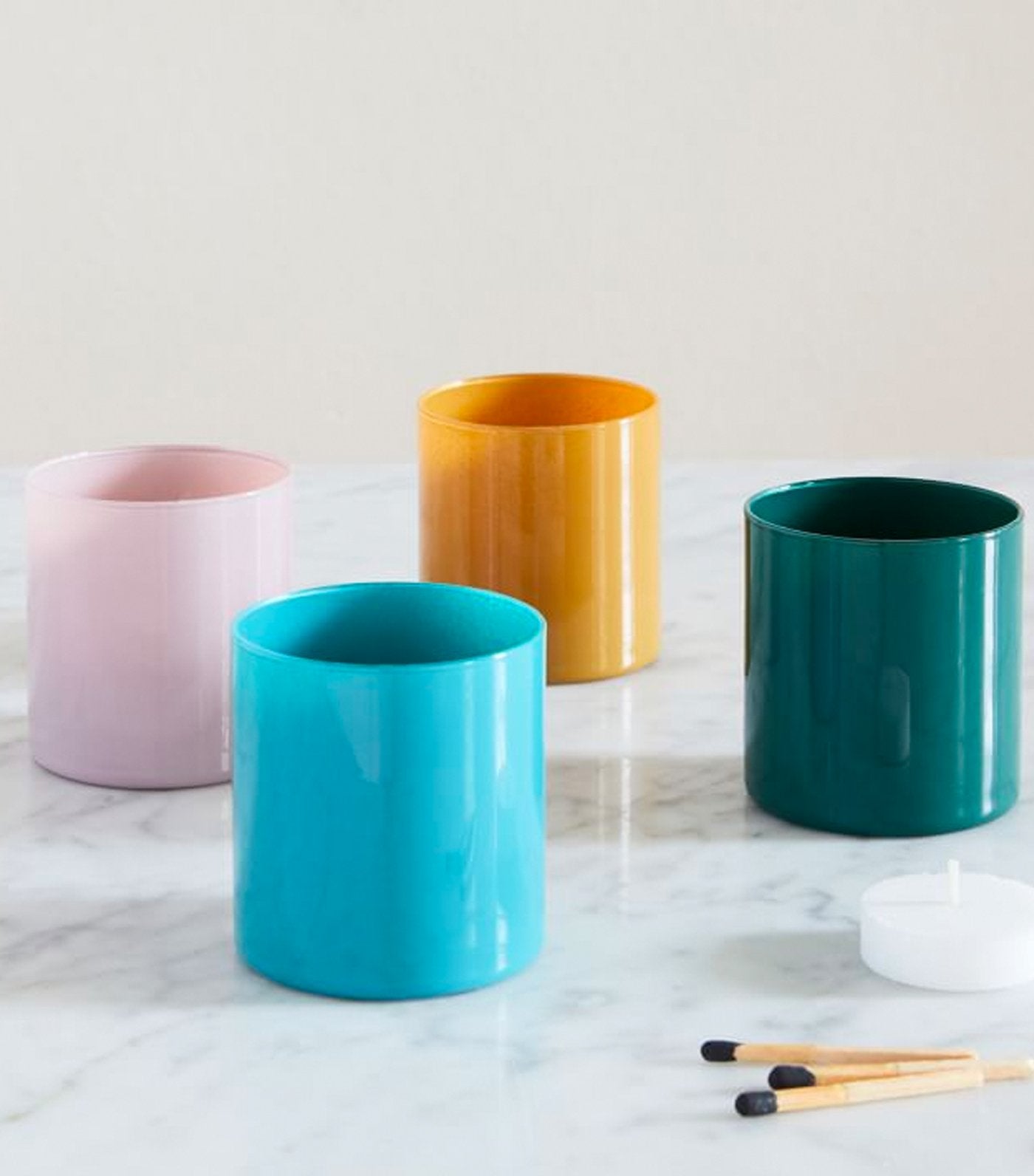 west elm Colored Glass Votive - Set of 4