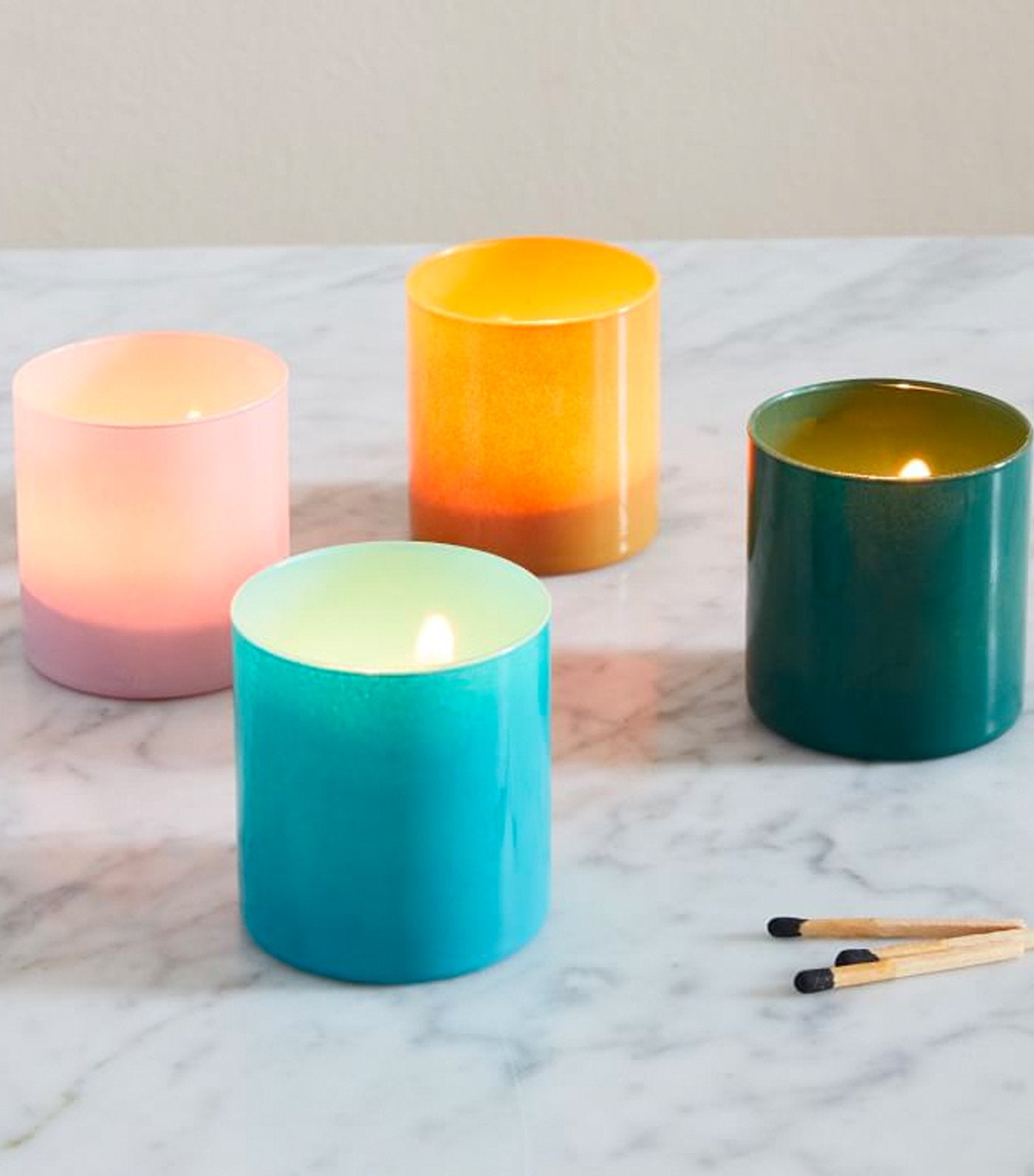west elm Colored Glass Votive - Set of 4