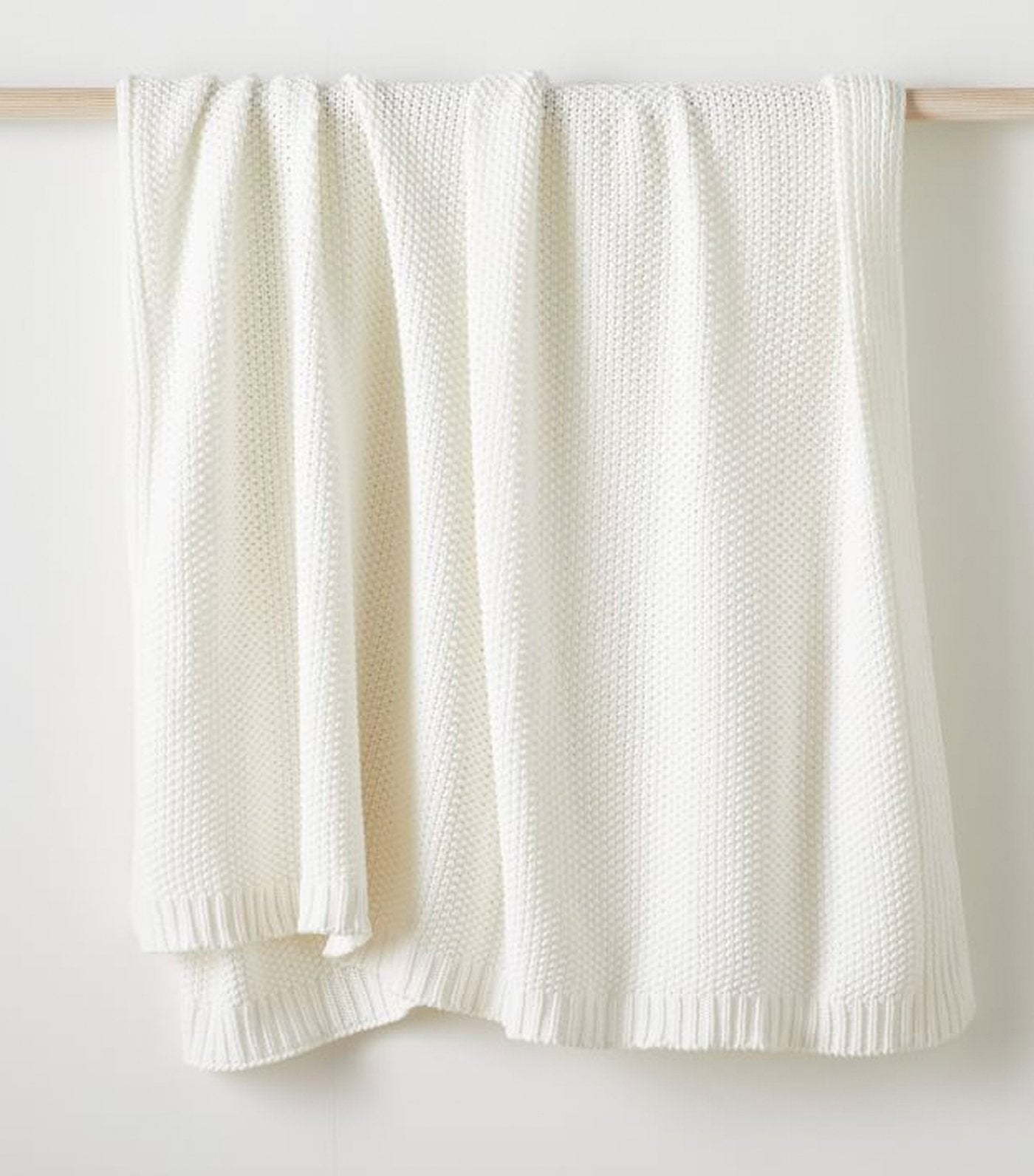 west elm Cotton Knit Throw