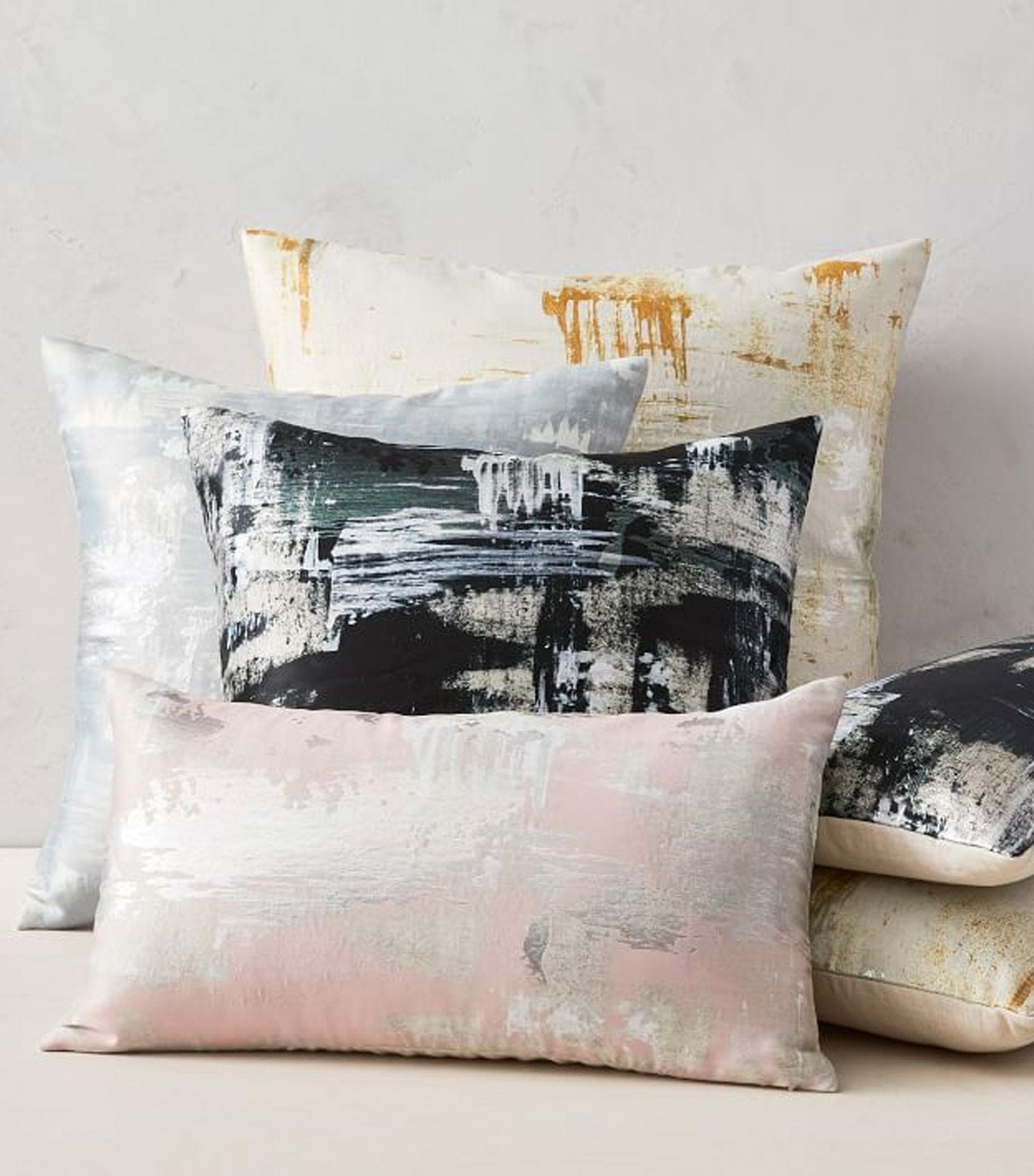west elm Painterly Brocade Pillow Cover