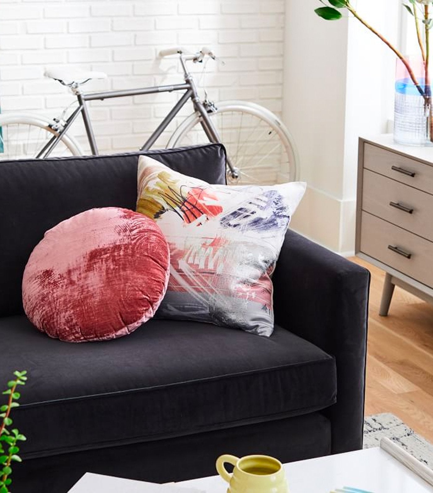 west elm Sketchbook Brocade Pillow Cover