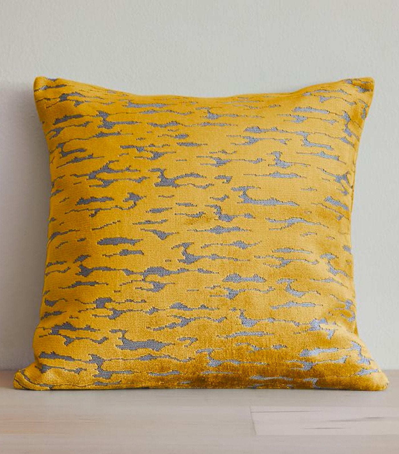 west elm Distressed Cut Velvet Pillow Cover