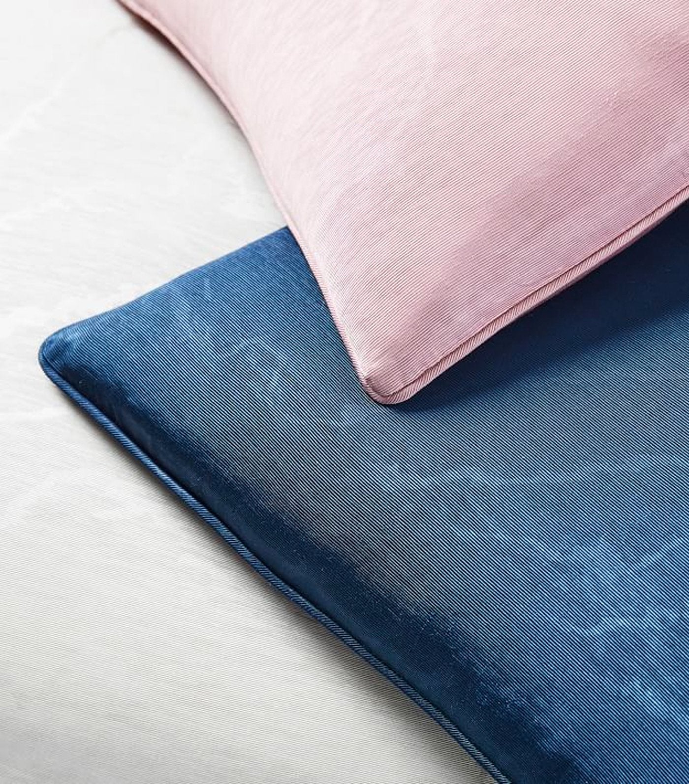 west elm Faux Silk Moire Pillow Cover