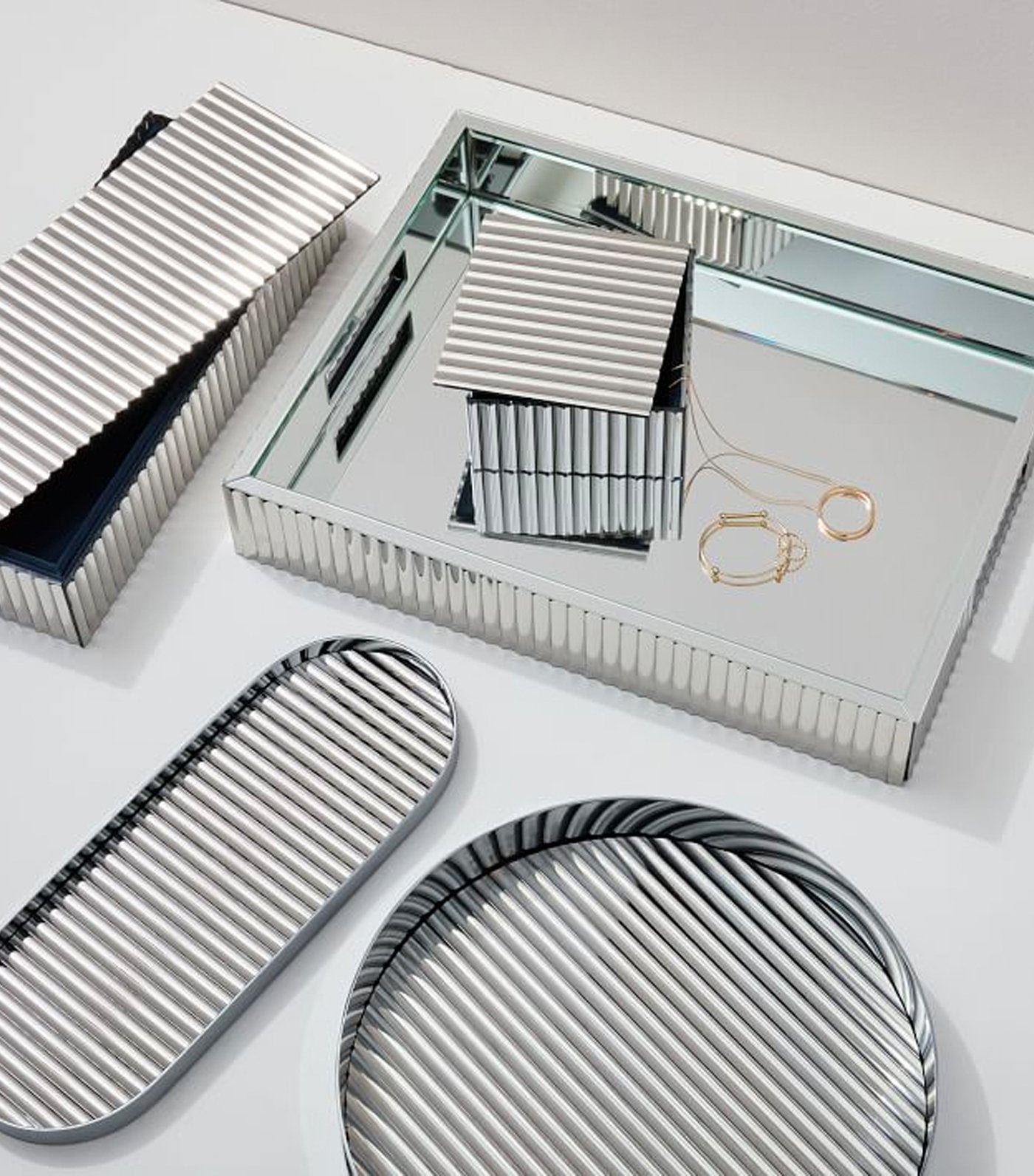 west elm Fluted Mirror Vanity Collection