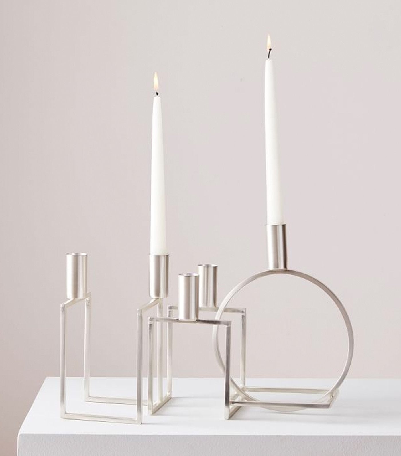 west elm Geo Candelabra