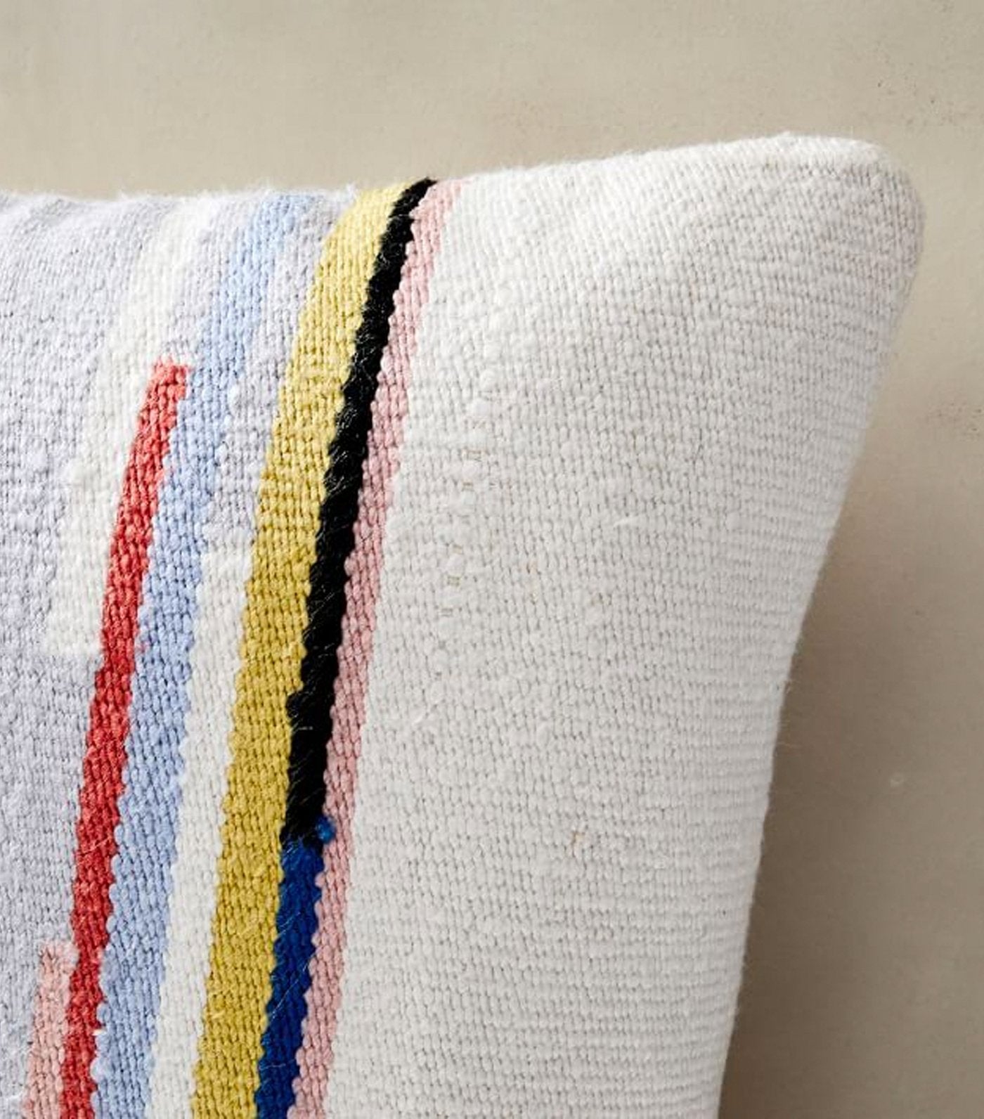 west elm Geo Mini Stripe Pillow Cover