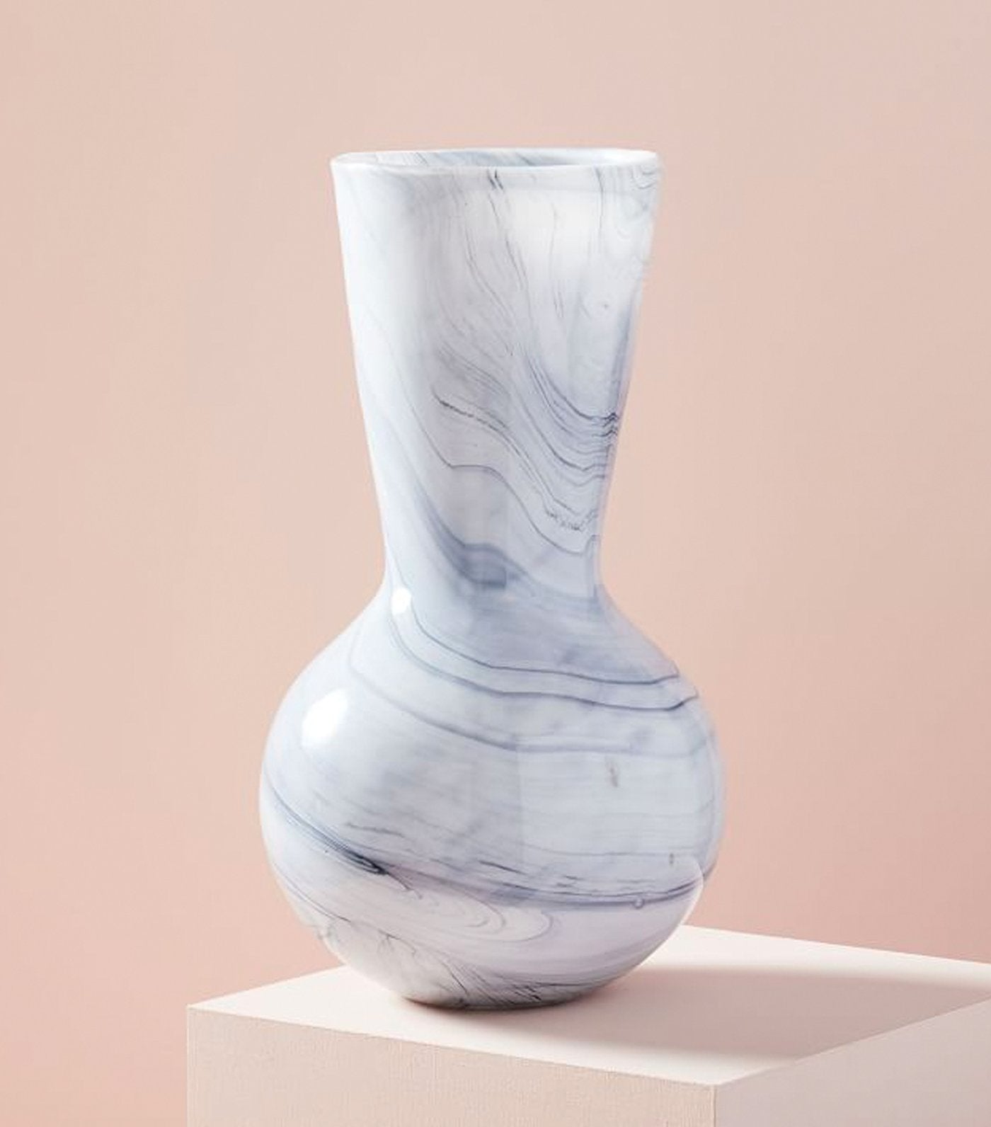 west elm Marble Glass Vase