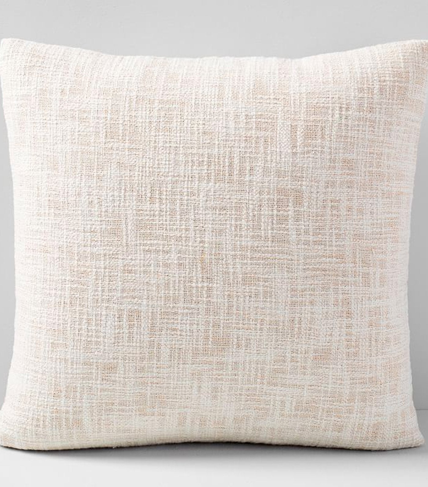 west elm Metallic Crosshatch Pillow Cover