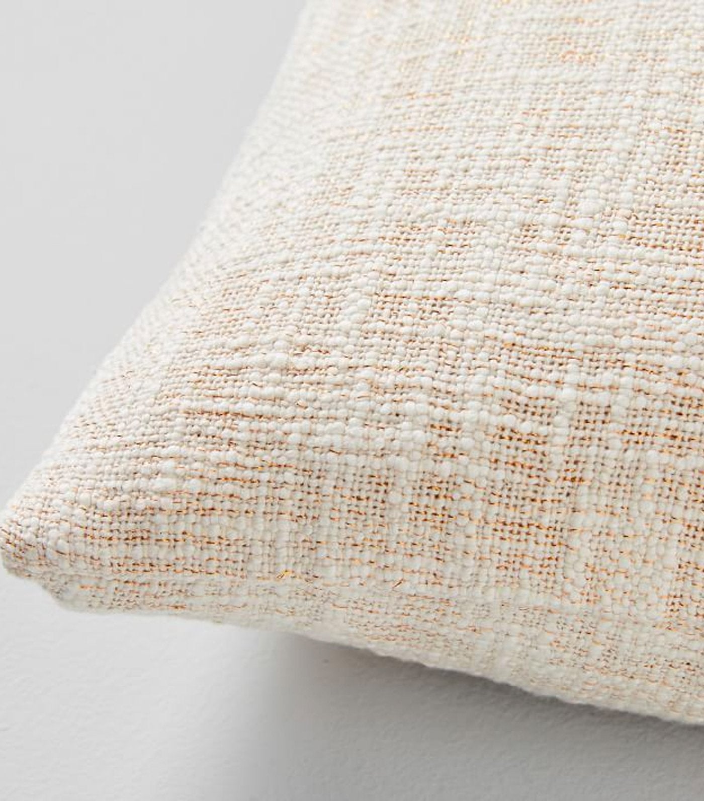 west elm Metallic Crosshatch Pillow Cover