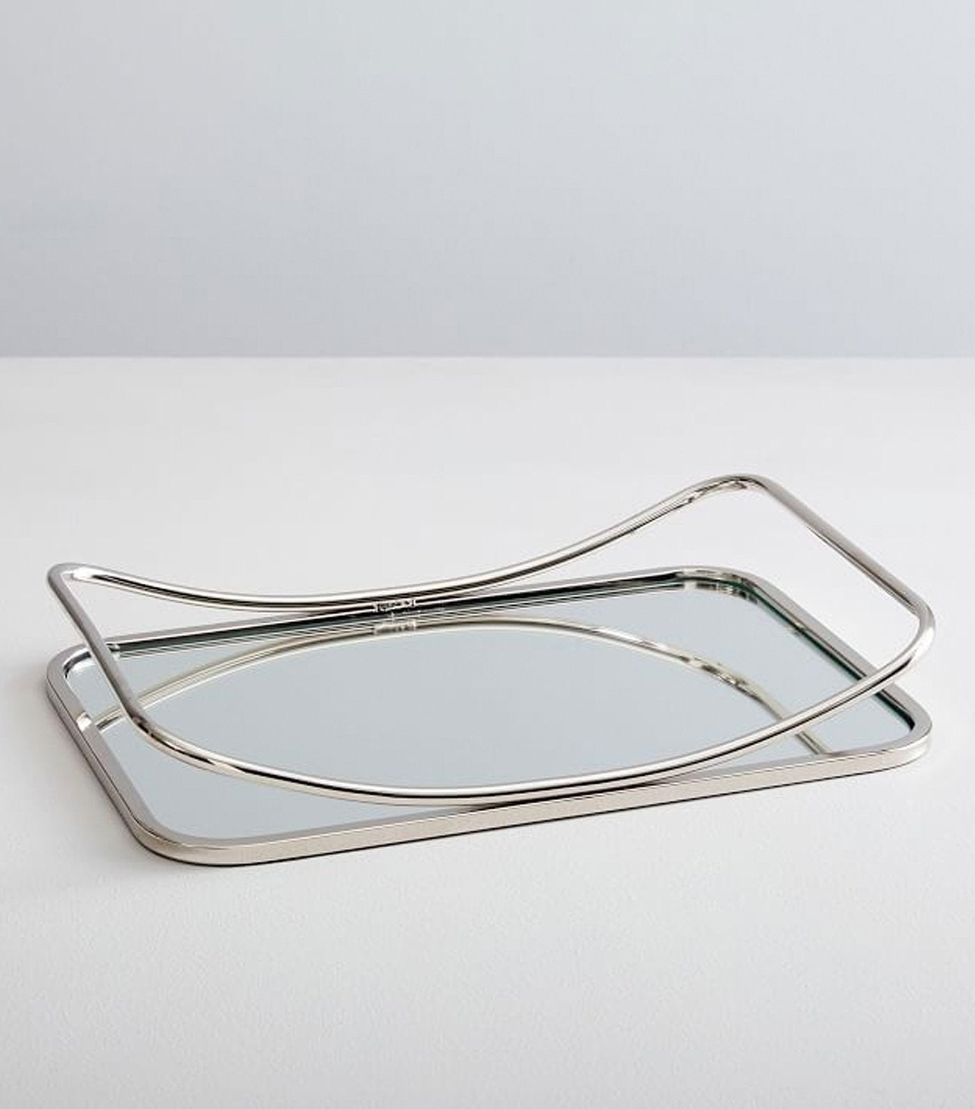 west elm Modern Contour Tray - Nickel