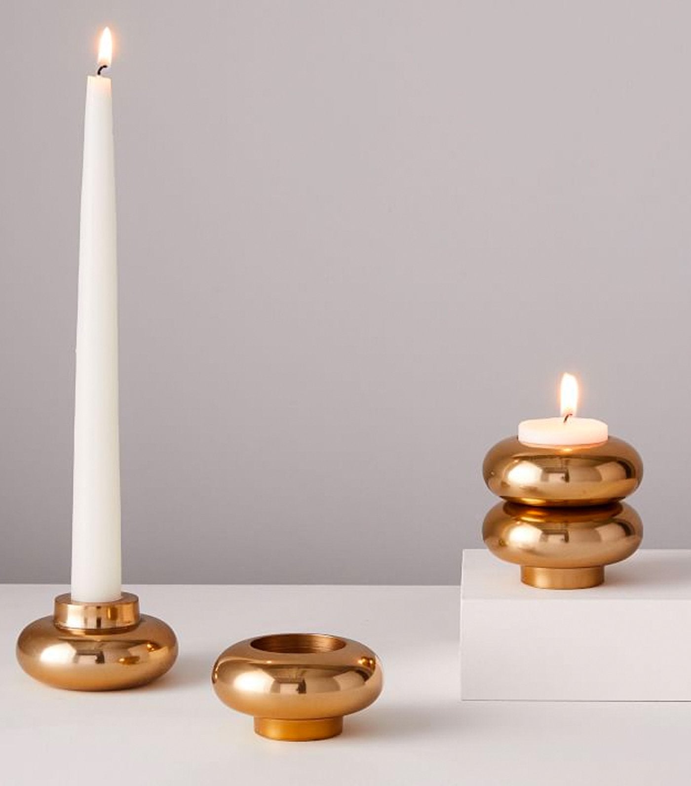 west elm Torus Reversible Tealights - Set of 4