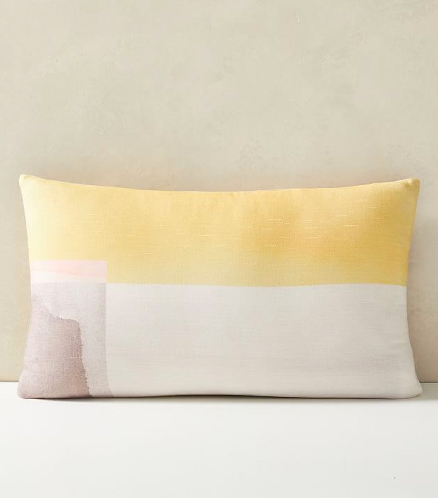west elm Watercolor Horizon Pillow Cover