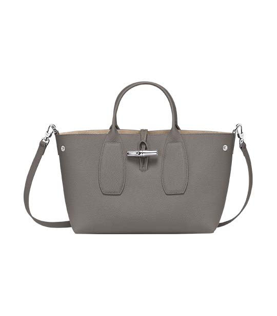 Roseau Top Handle Bag M Turtledove