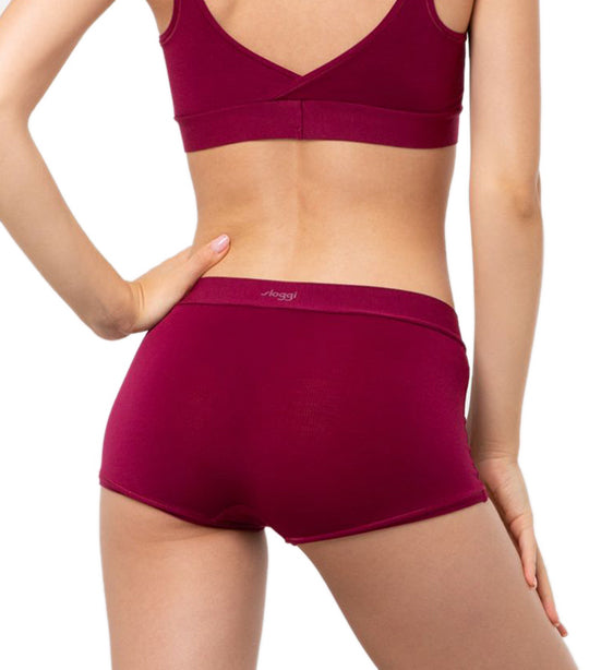 Sloggi GO Allround Boy Shorts Wine