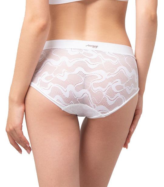 Sloggi GO Allround Lace Hipster Panty White