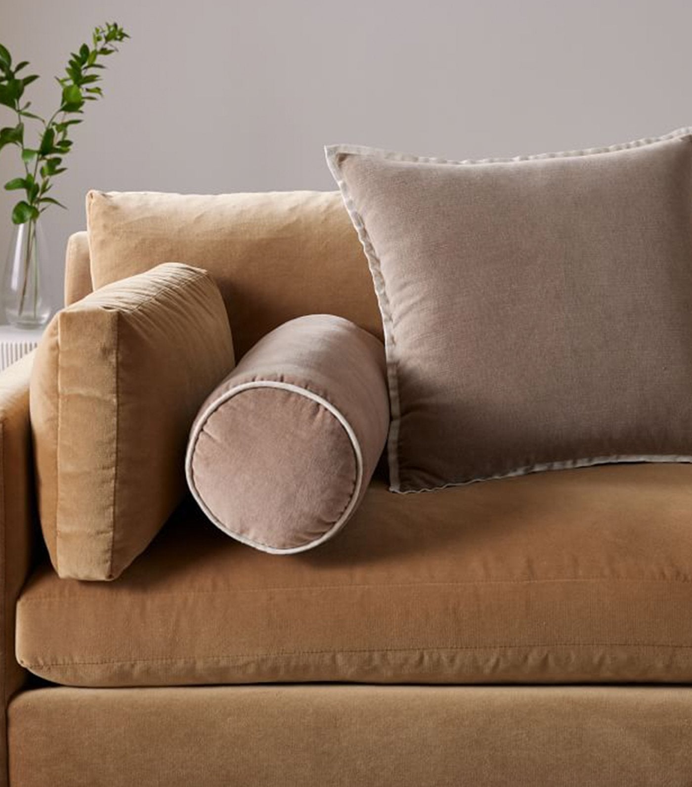 west elm Classic Cotton Velvet Pillow Cover