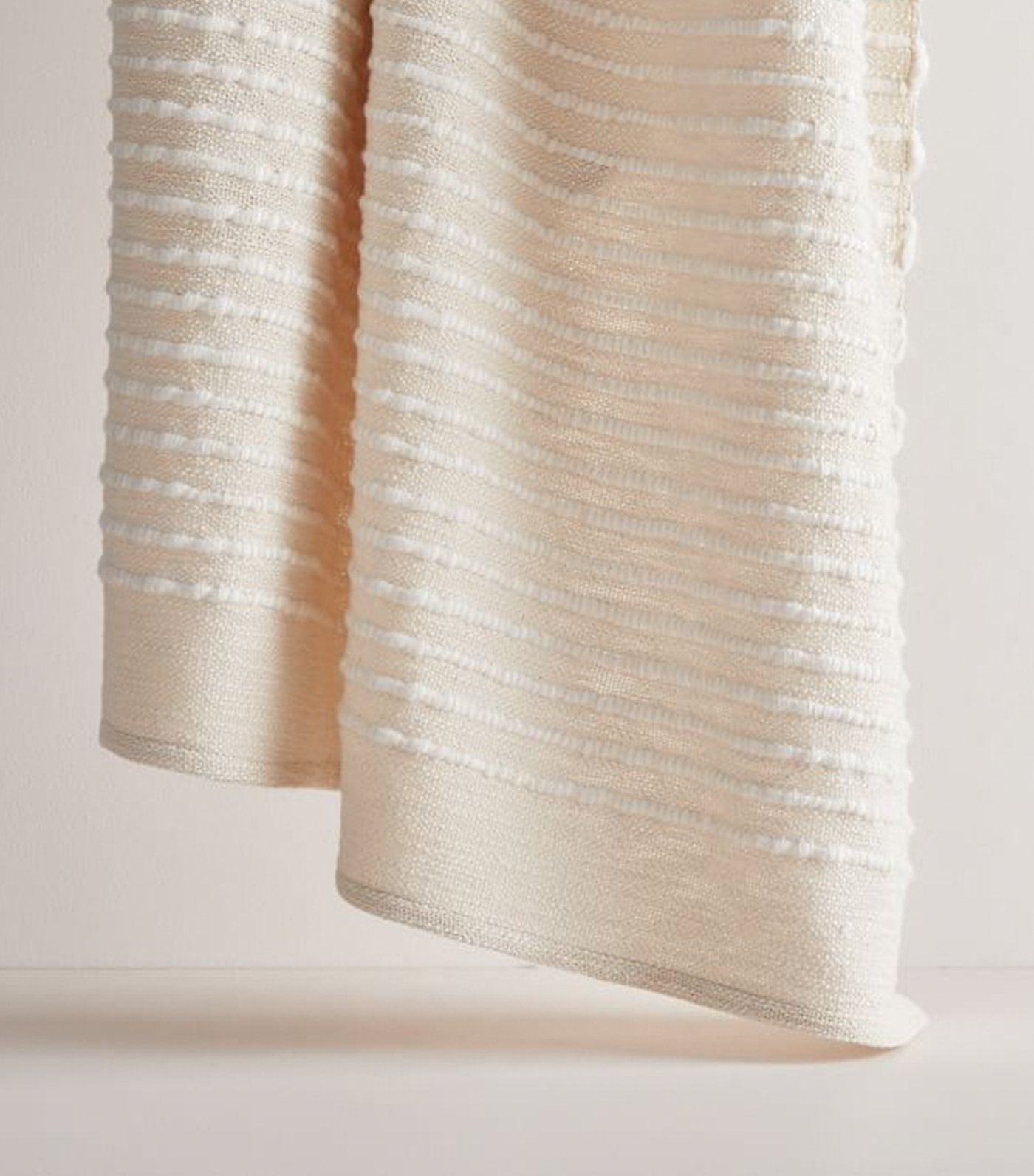 west elm Soft Corded Throw - Natural
