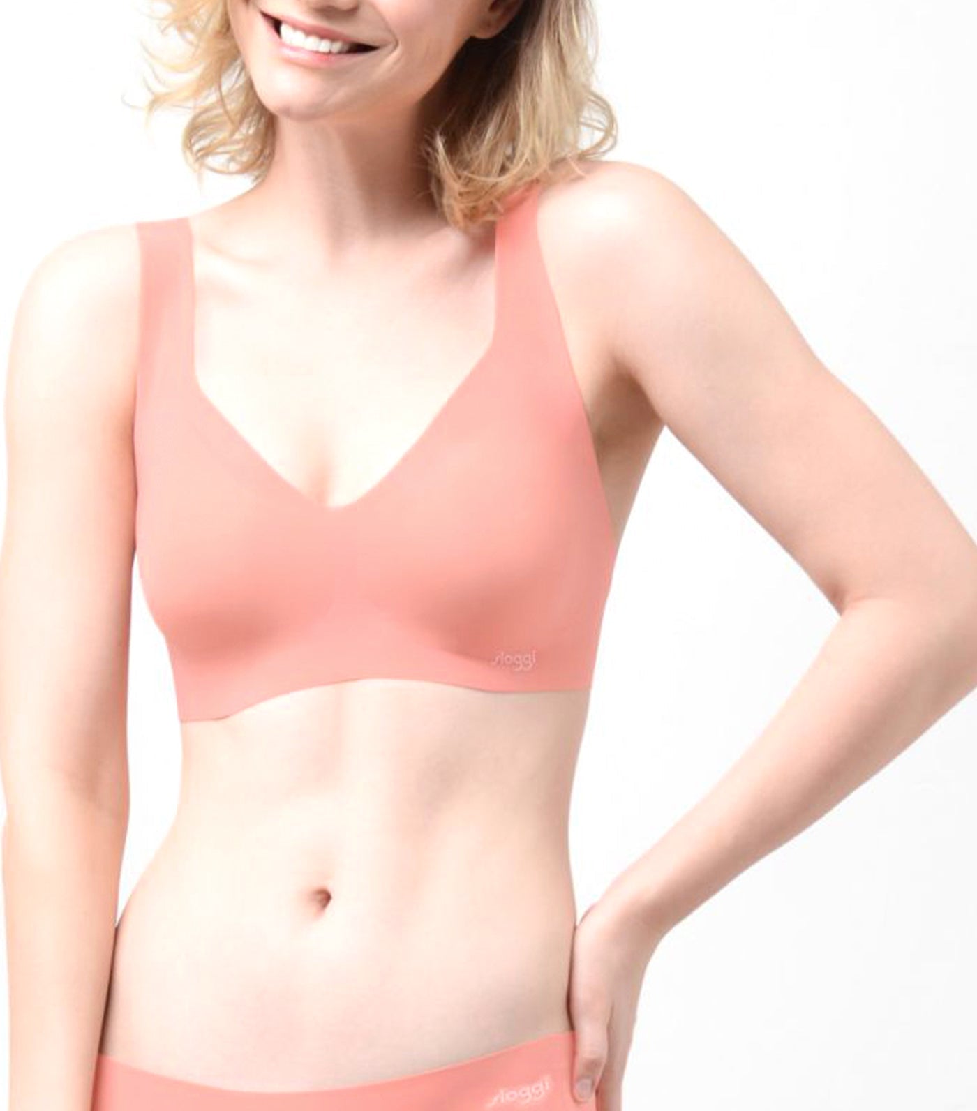 Sloggi ZeroFeel Pull-On Bralette Salmon