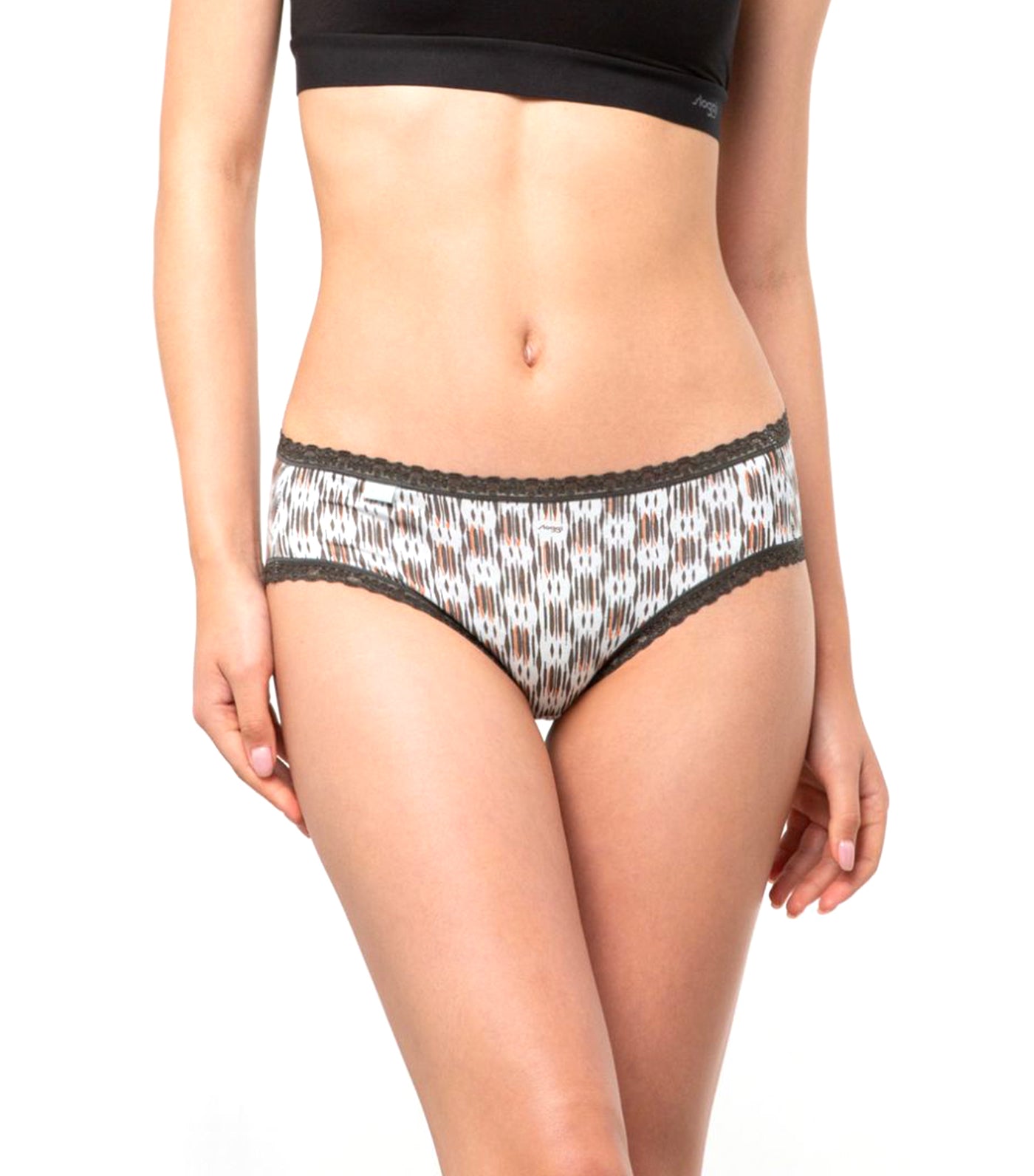 sloggi Weekend 3pc Panty Pack Assorted Print and Green
