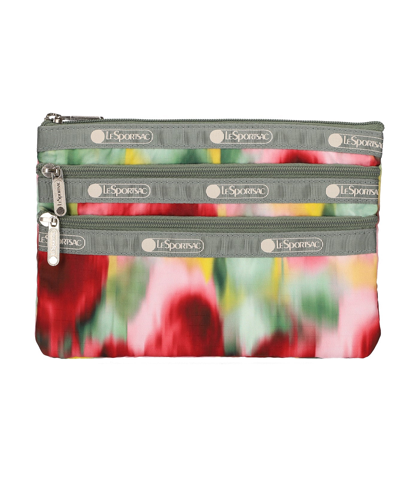 3-Zip Cosmetic Chasing Flowers